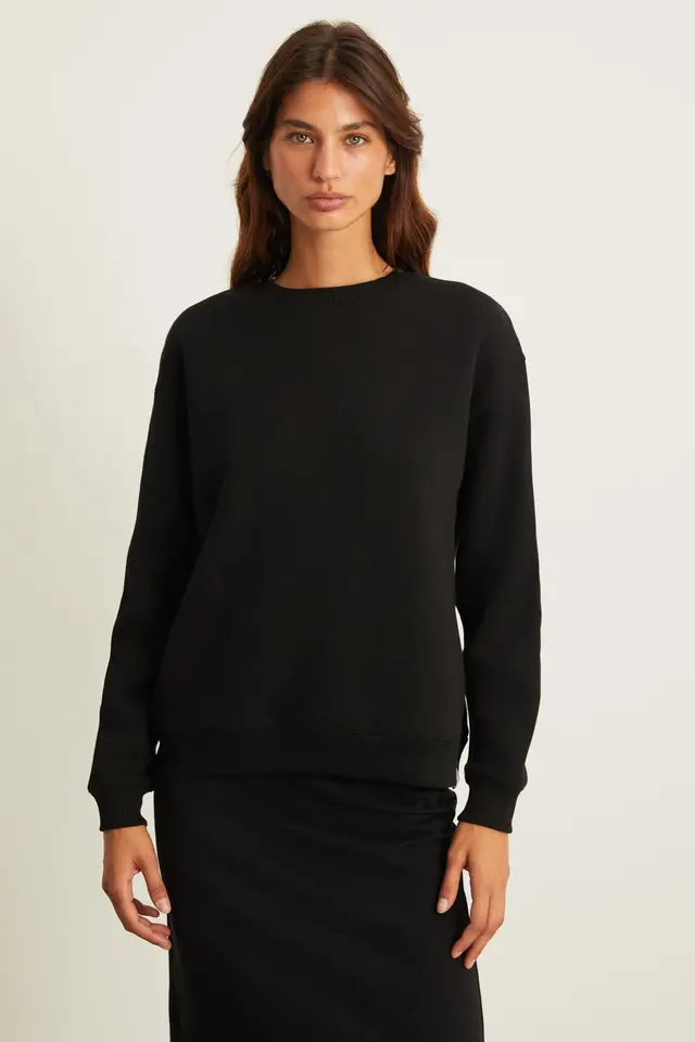 GRIMELANGE Oversized Crew Neck Sweatshirt