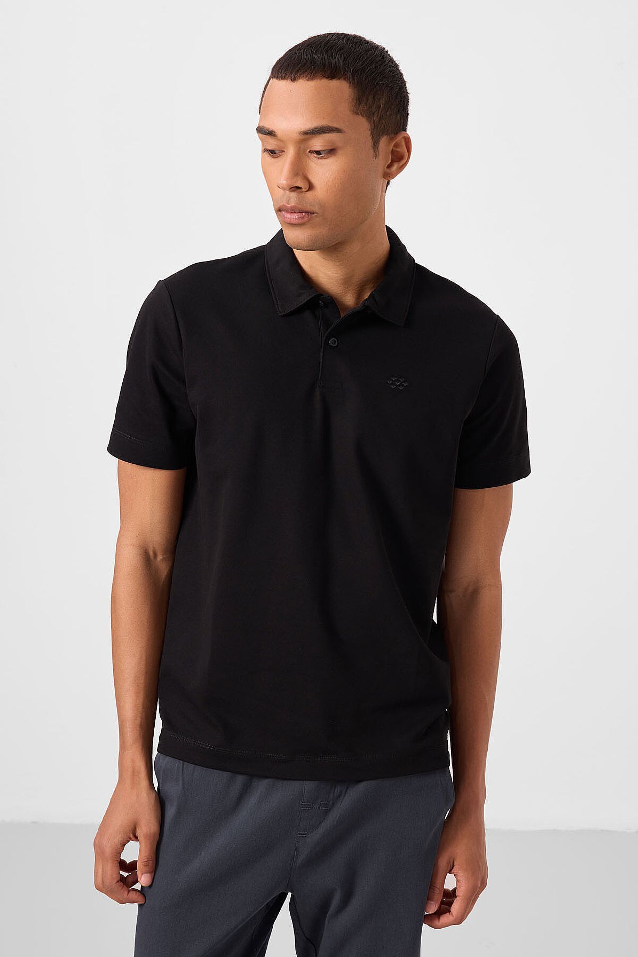 TOMMY Men's Cotton Elastane Polo T-Shirt 5