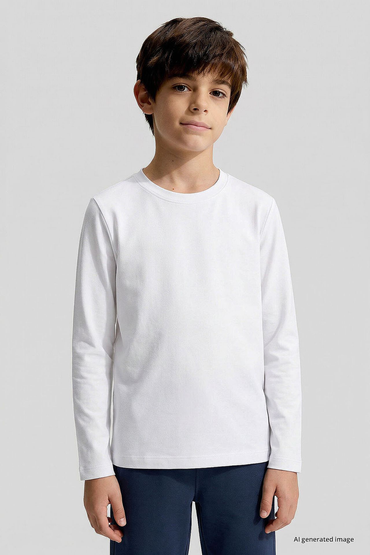 TOMMY Child Long Sleeve Crew Neck T-Shirt 2