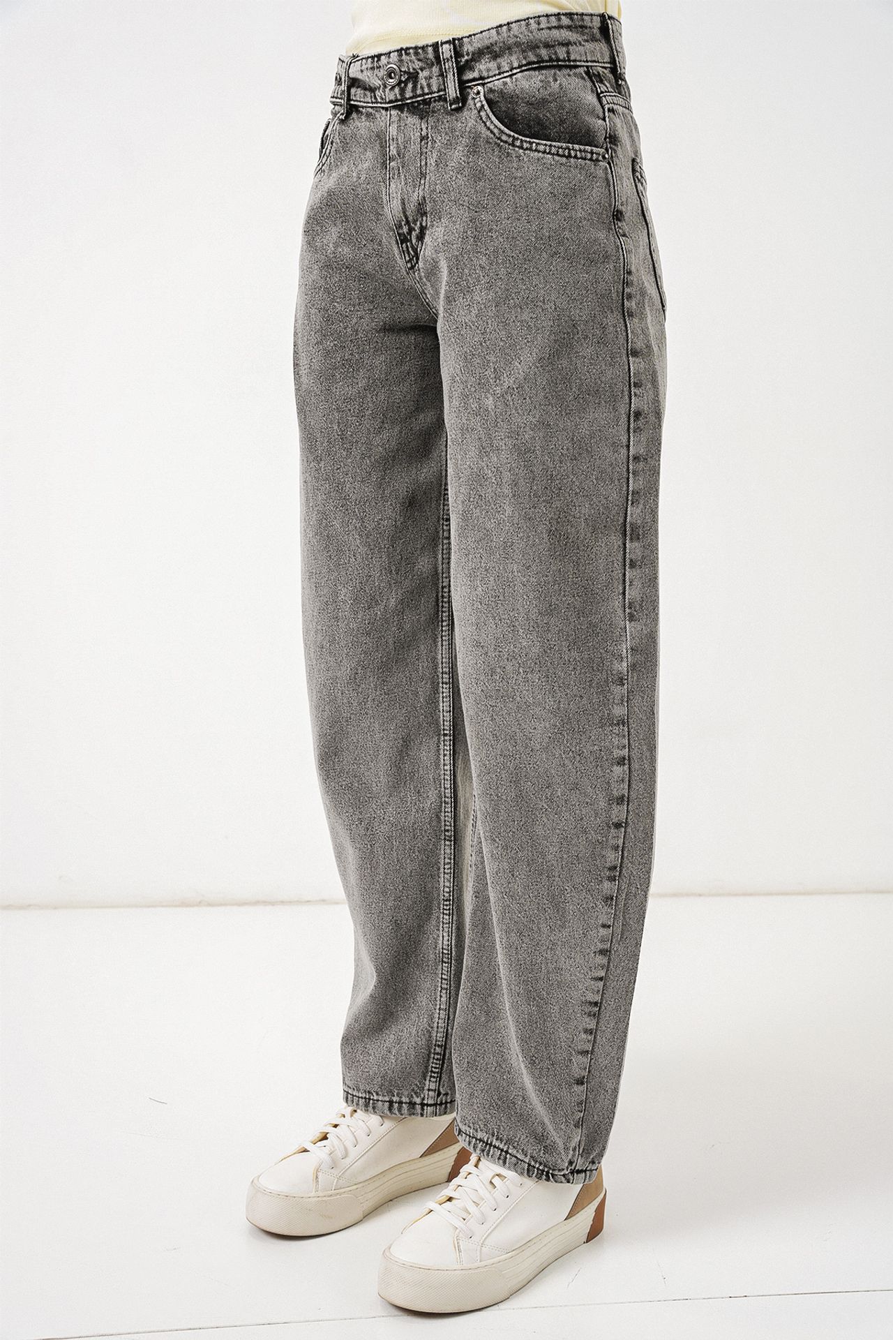 BDART Yüksek Bel Geniş Paça Jean 4