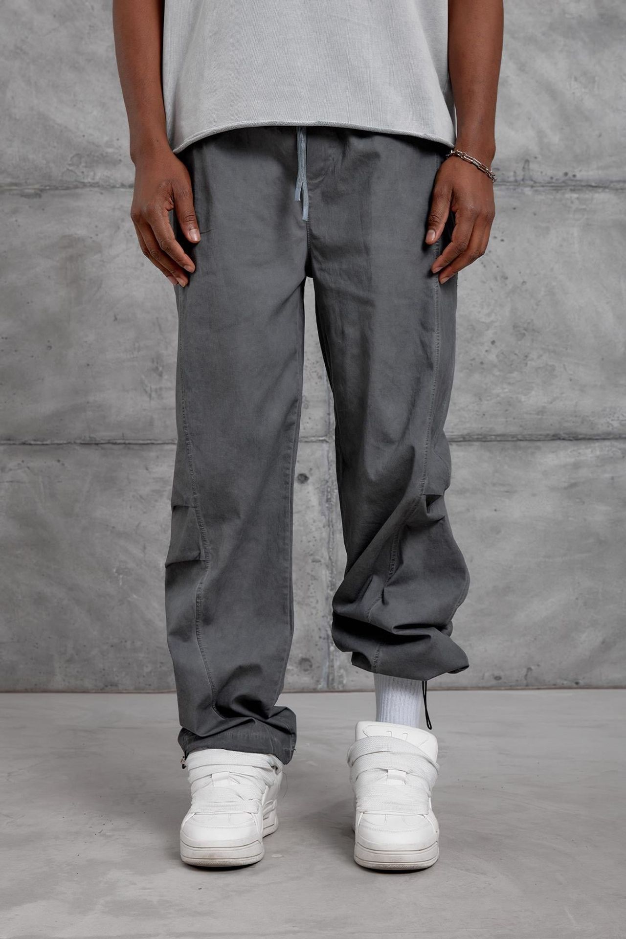 NOMARC Geniş Paça Büzgülü Pantolon 5