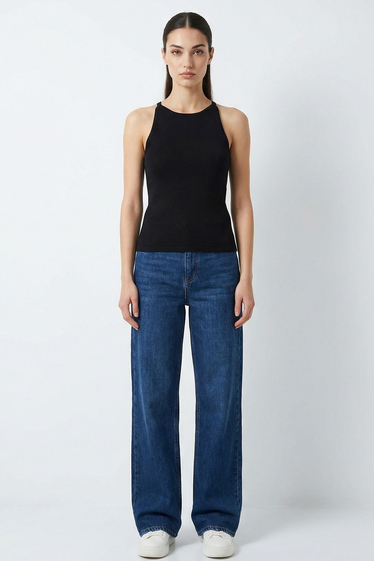 BDART Ribbed Sleeveless Crew Neck Tank Top 2
