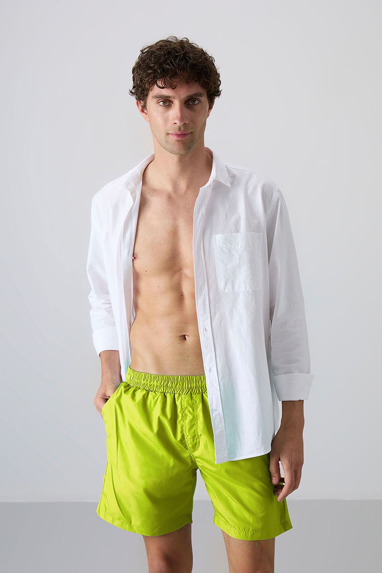 TOMMY Men's Pull-On One-Piece Shorts Set 4