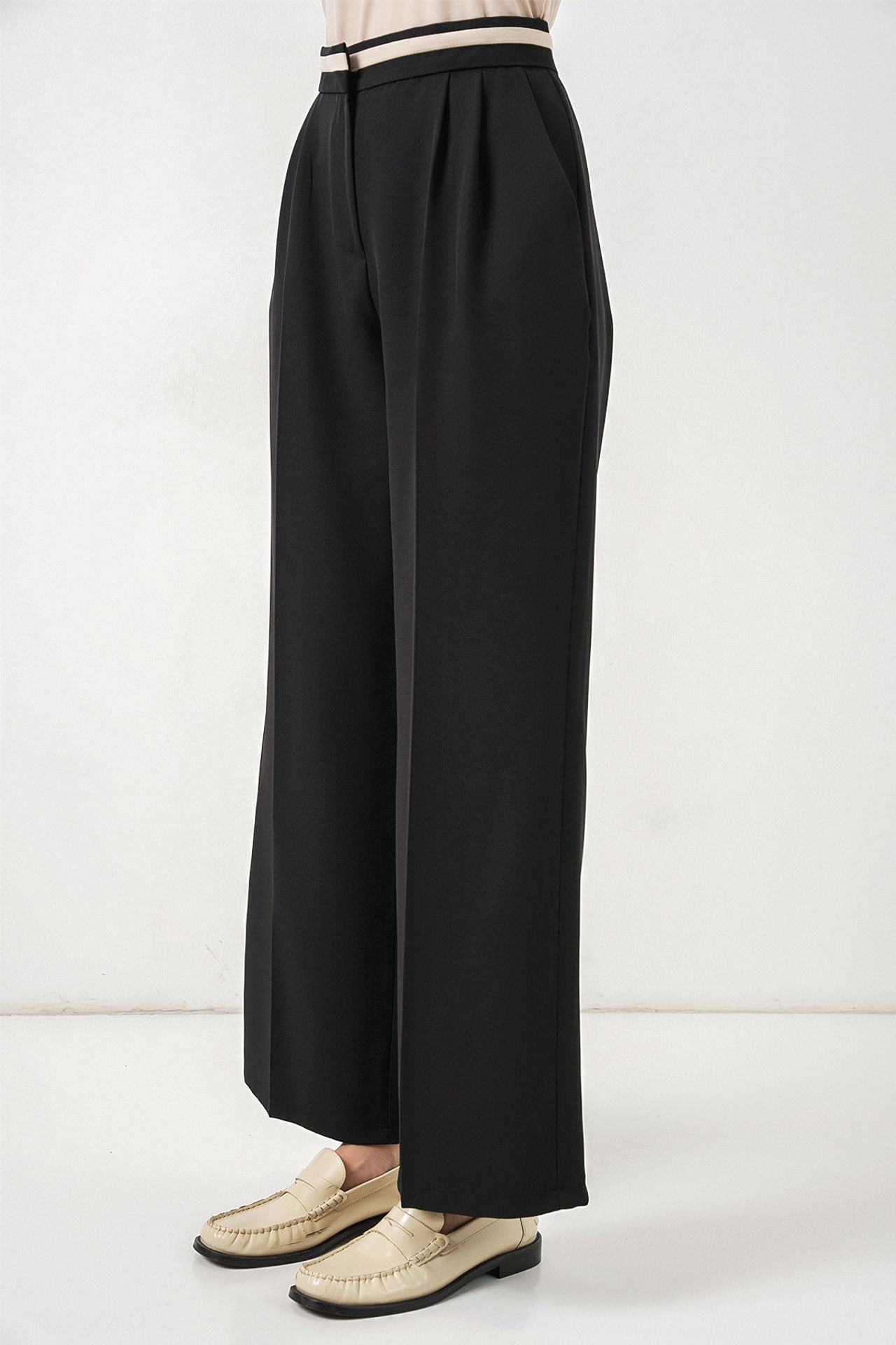 BDART High Waist Wide Leg Trousers with Pockets 4