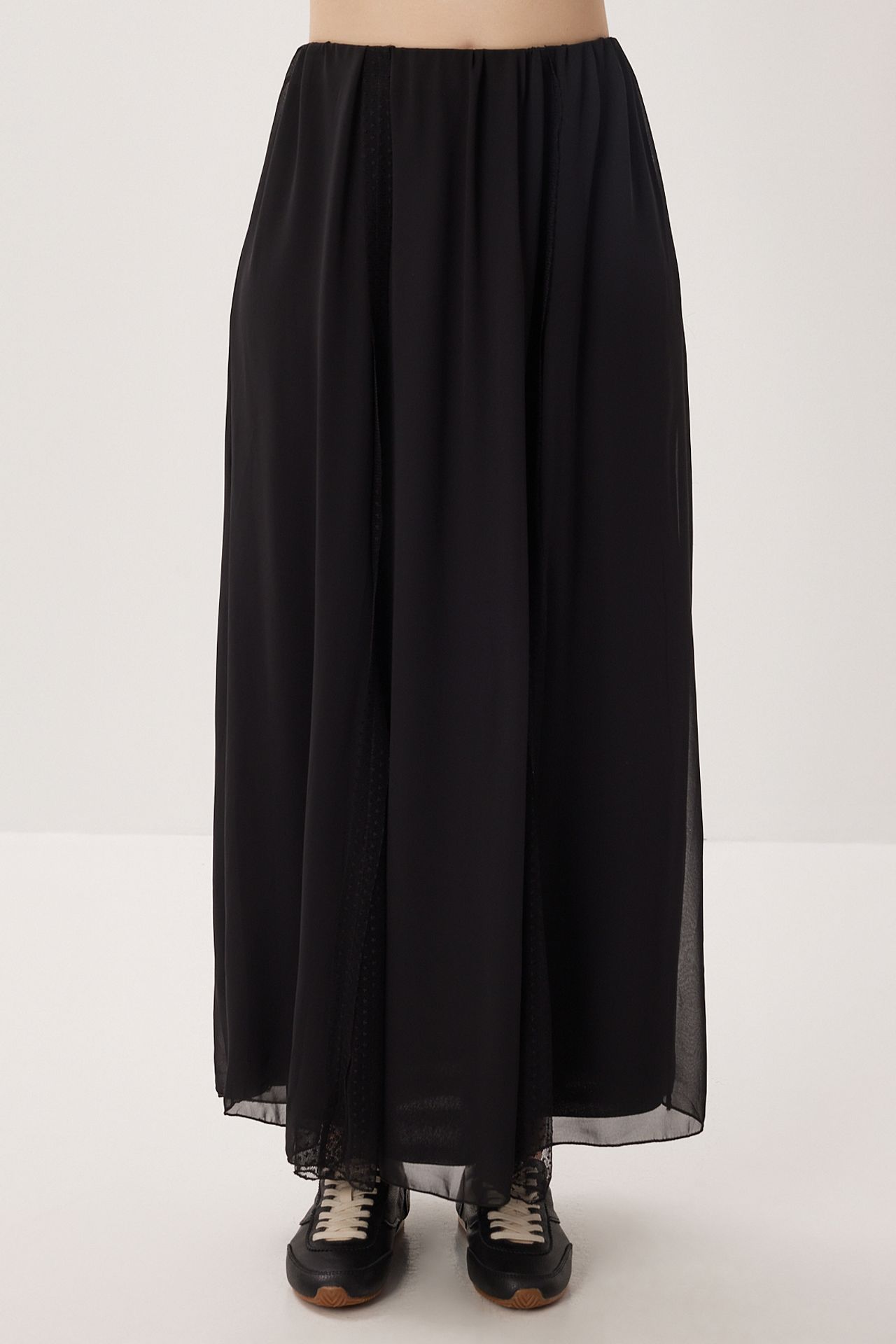 ISTANBUL High Waist Maxi Skirt in Chiffon 5