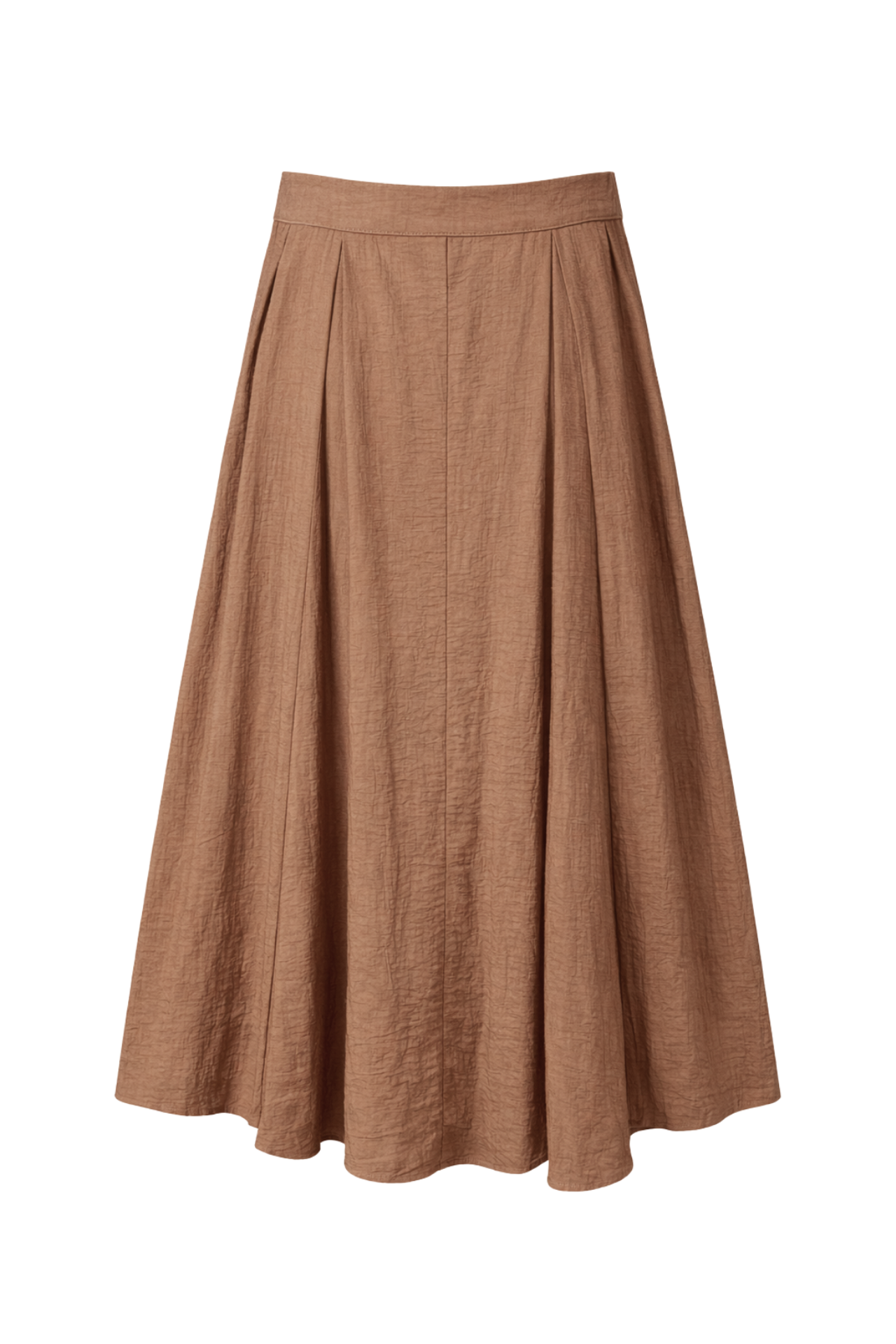 Mixray High-Waisted Lined Long Skirt