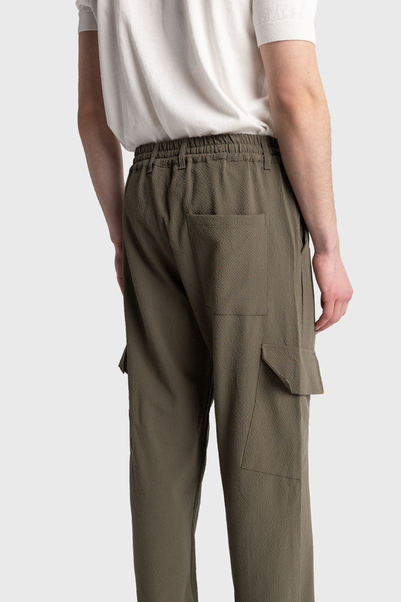 GIESTO Men's Cotton Straight-Leg Knit Pants 6