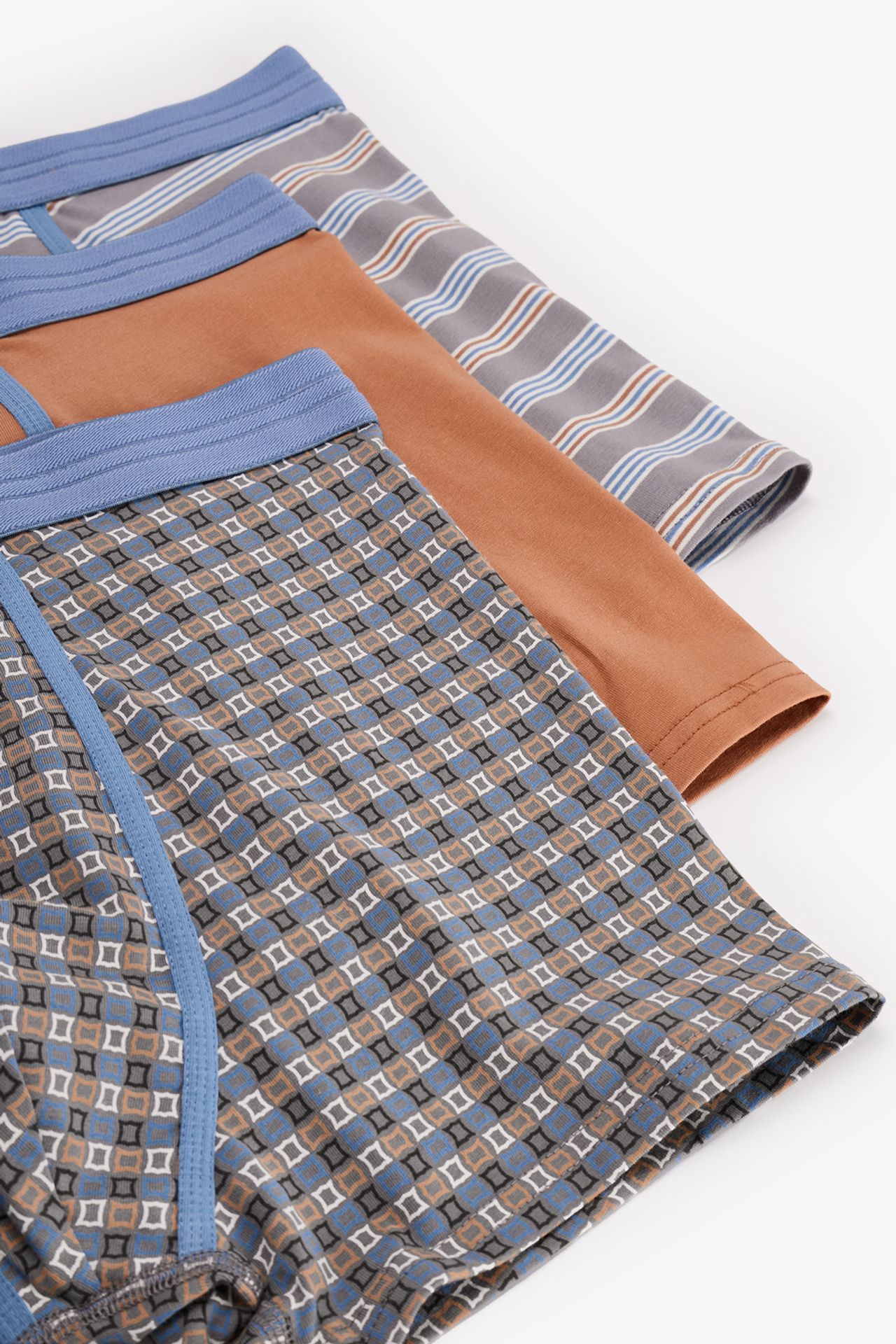 PENTI Men's Grid Striped Boxers 5