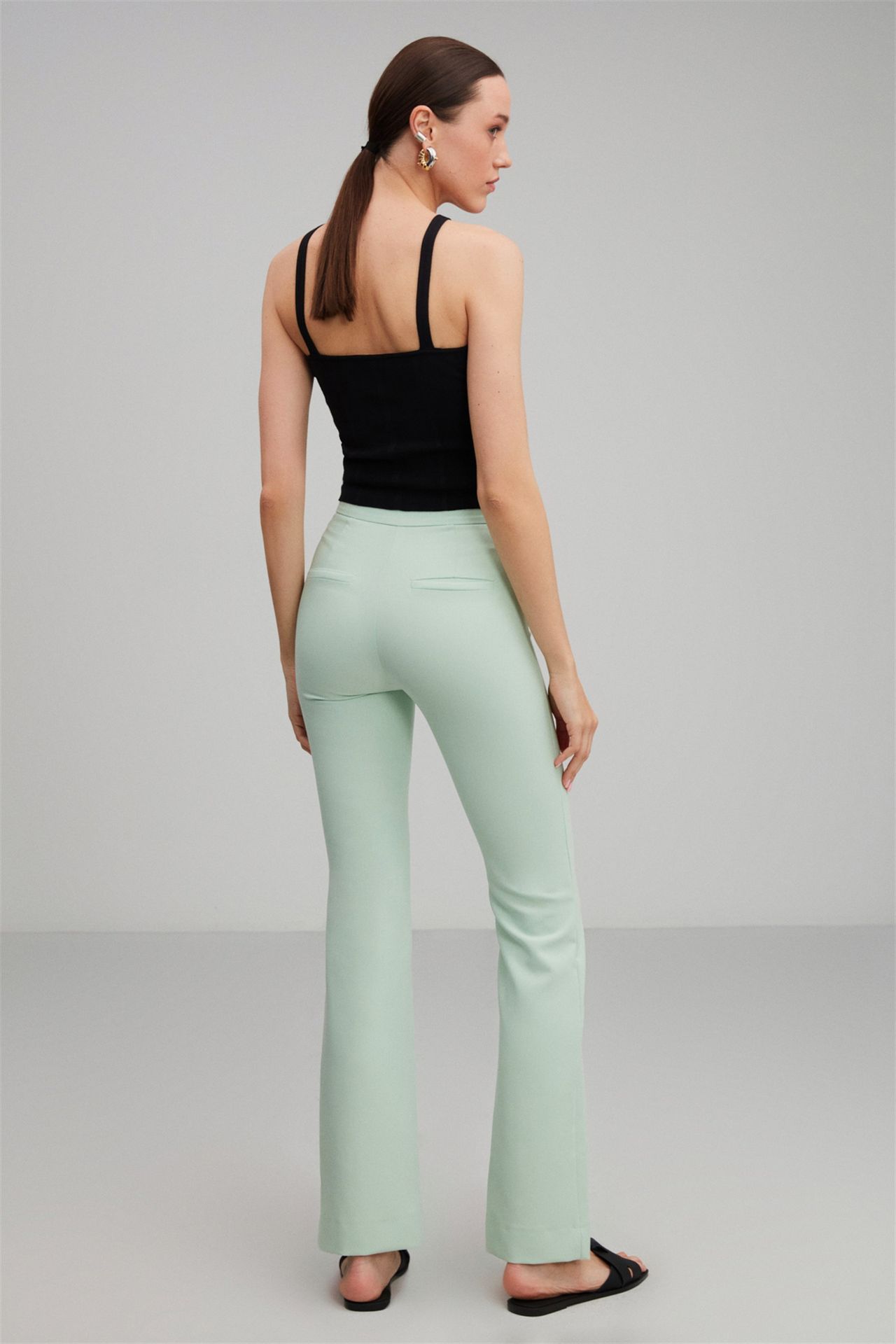 GRIMELANGE High Waist Slim Fit Trousers 5