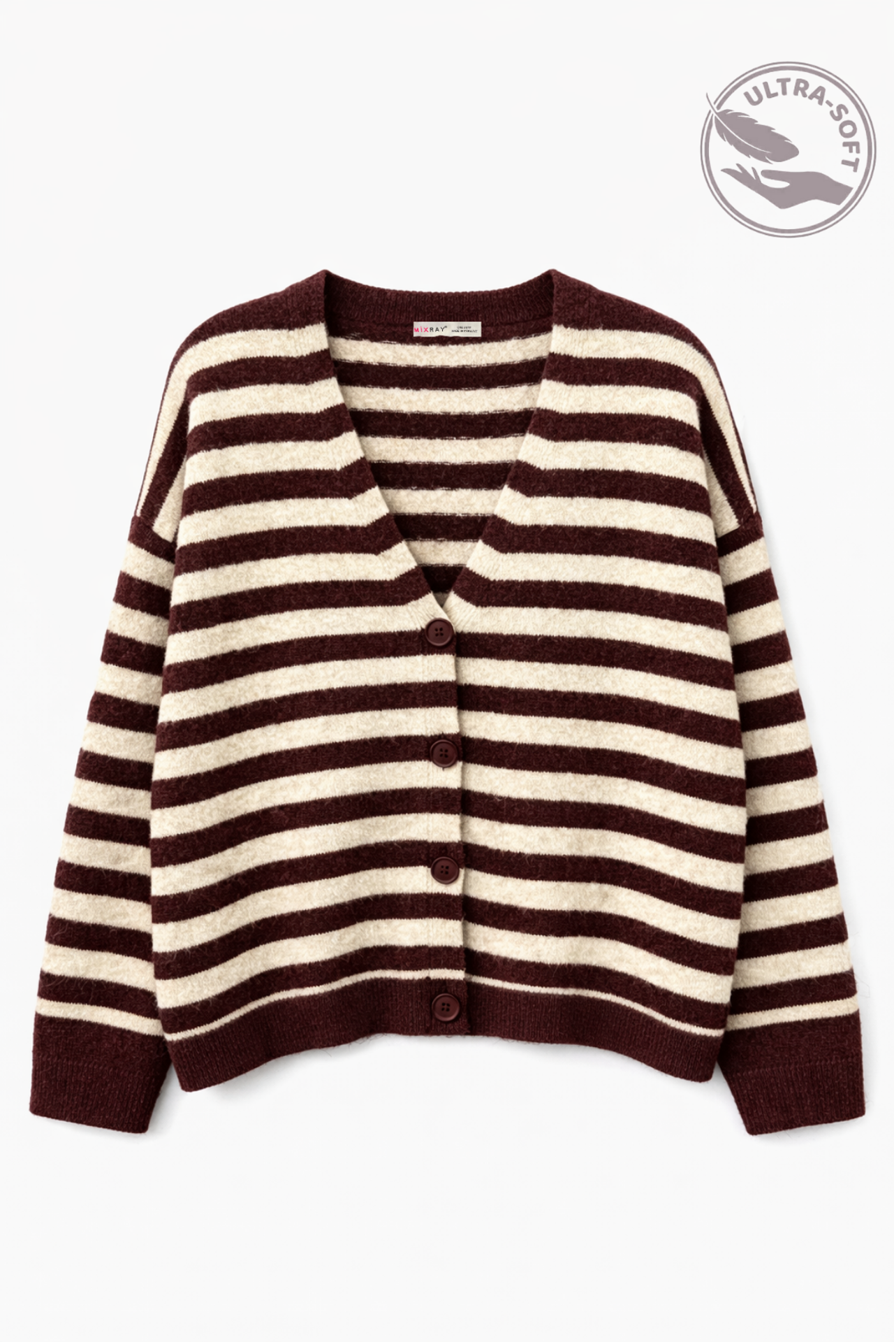 MIXRAY Cotton Blend Cardigan 2