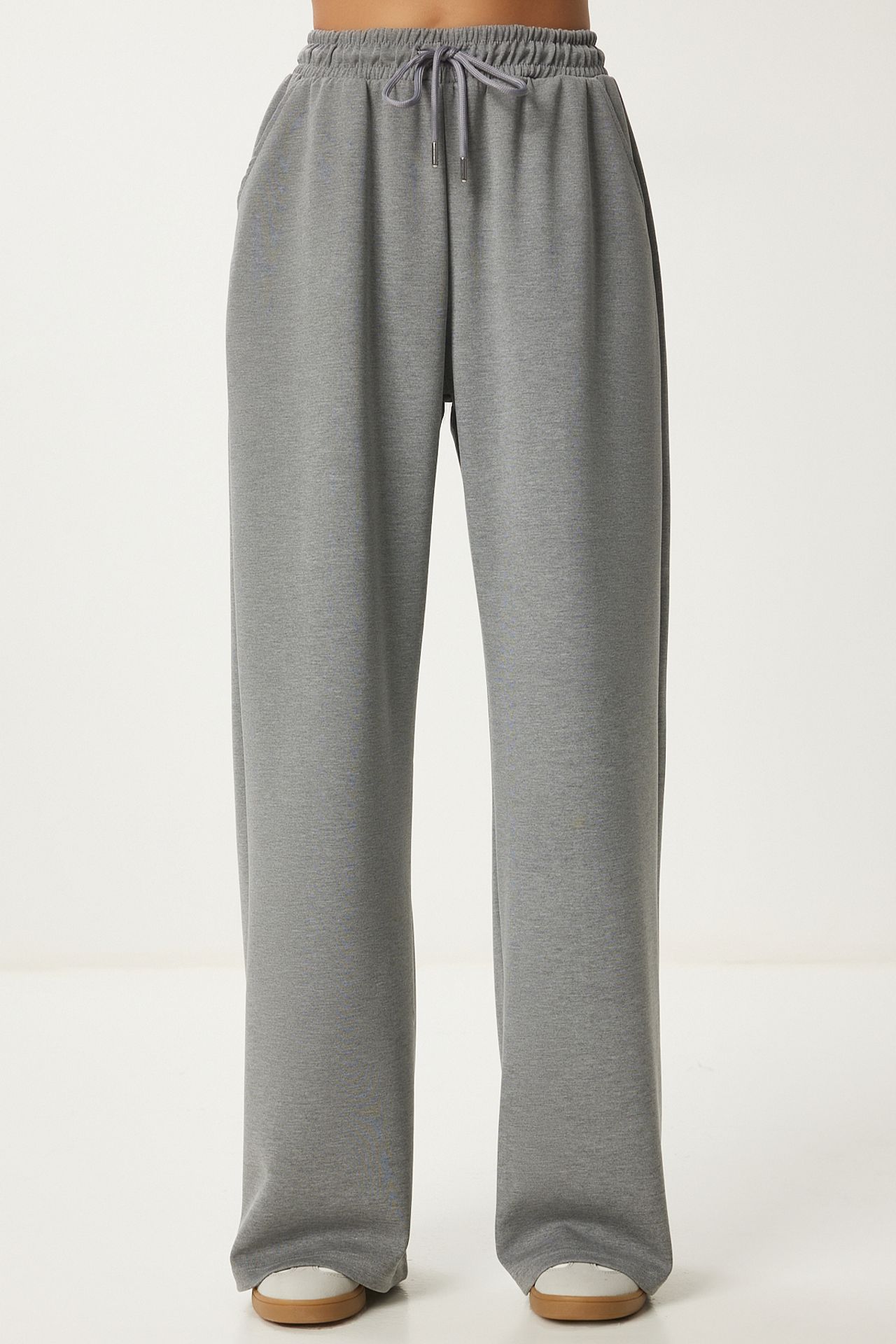 ISTANBUL Wide Leg Drawstring Waist Sweatpants 5