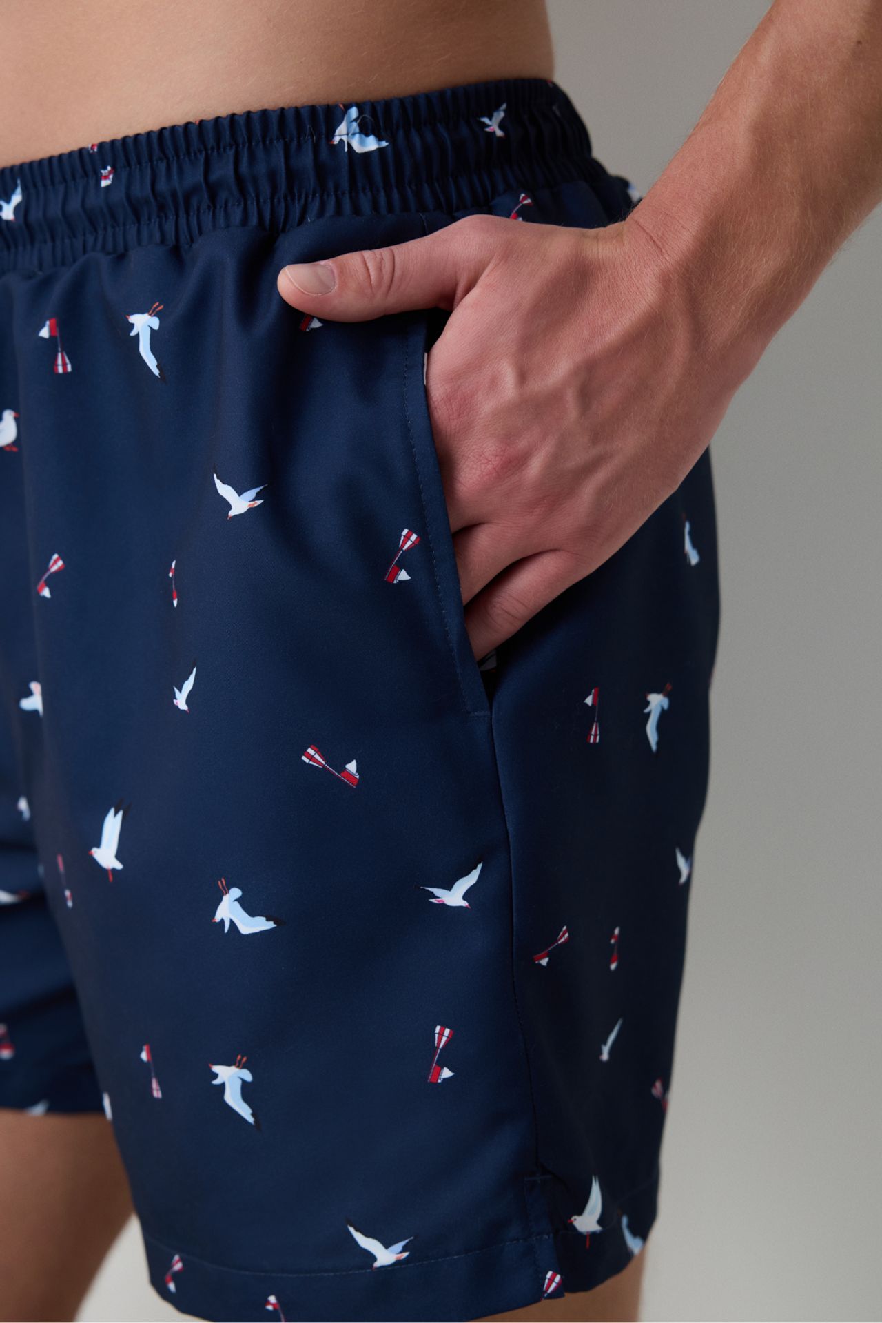 PENTI Seagull Mid Waist Men's Swim Shorts 3