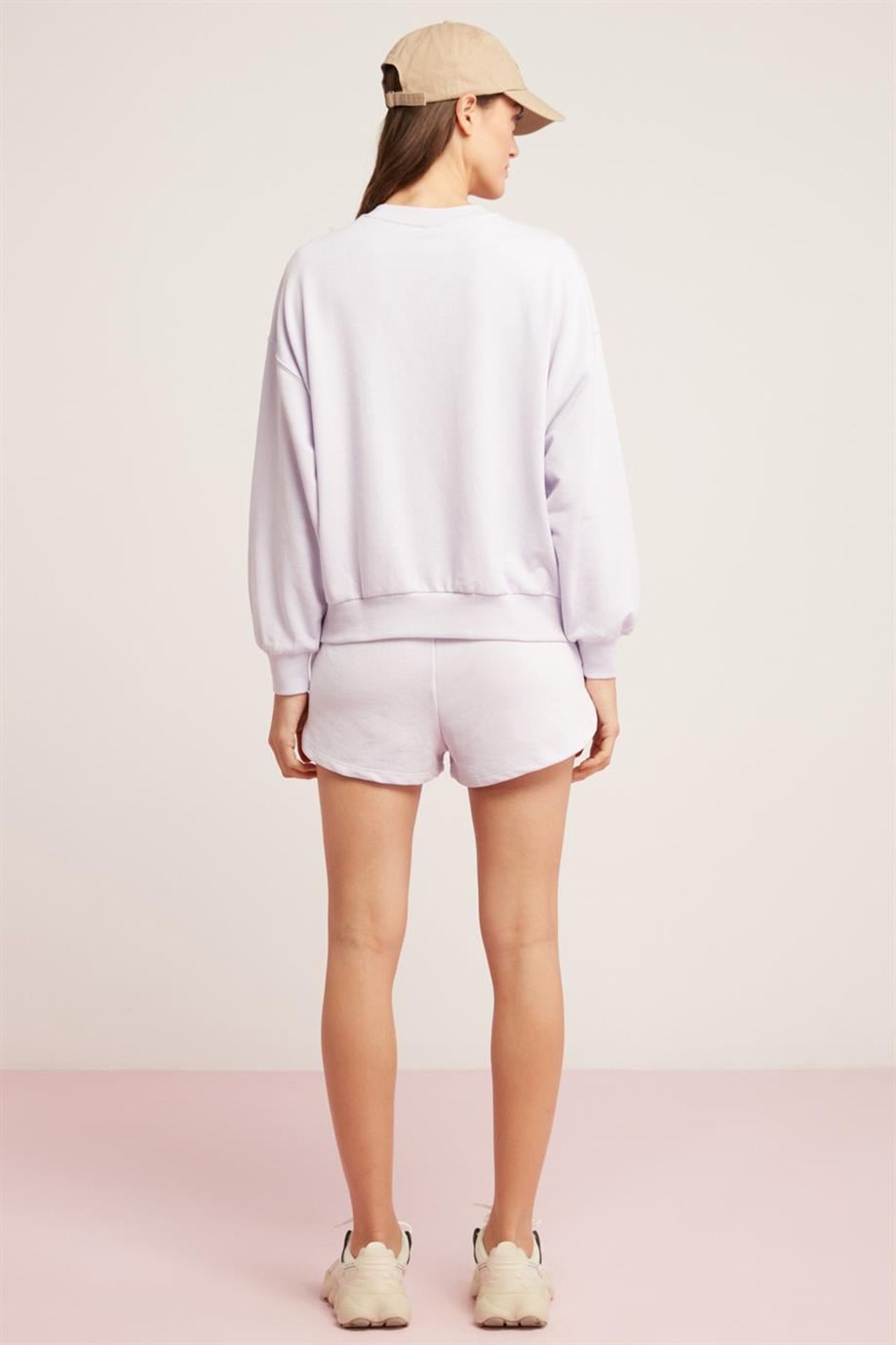 ETHIQUET Drawstring Waist Sweat Shorts 6