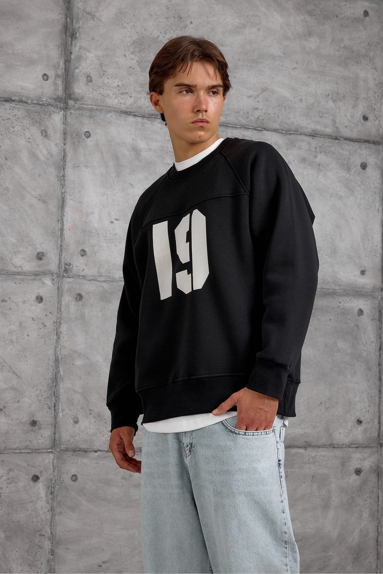 NOMARC Regular Kalıp Bisiklet Yaka Sweatshirt 5