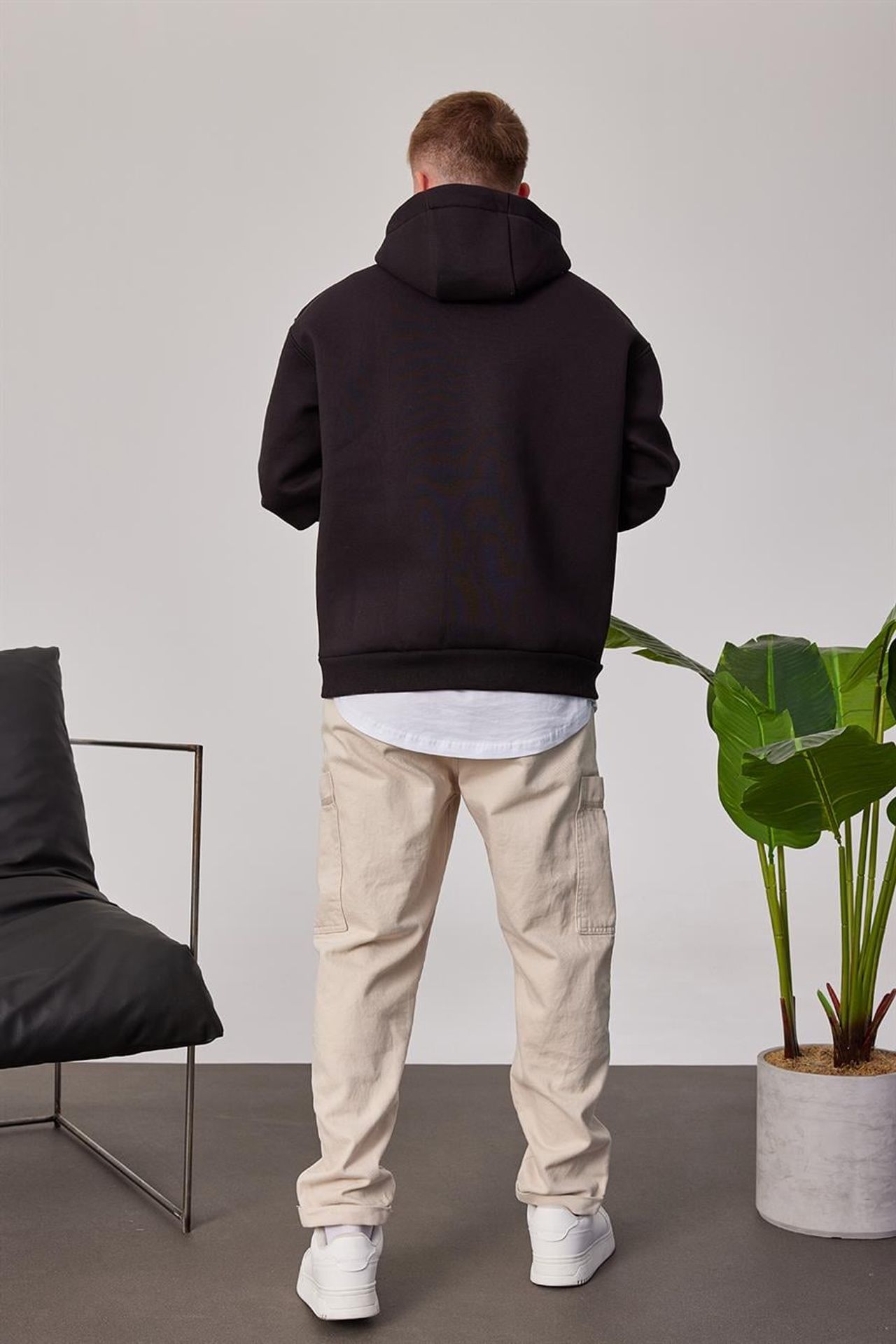 NOMARC Rahat Uzun Kollu Kapüşonlu Sweatshirt 3