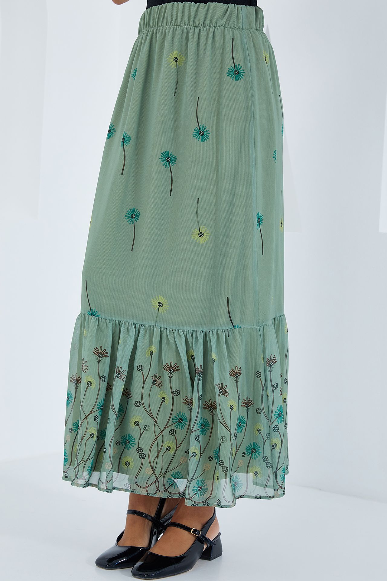 BDART Floral Print Maxi Skirt 4