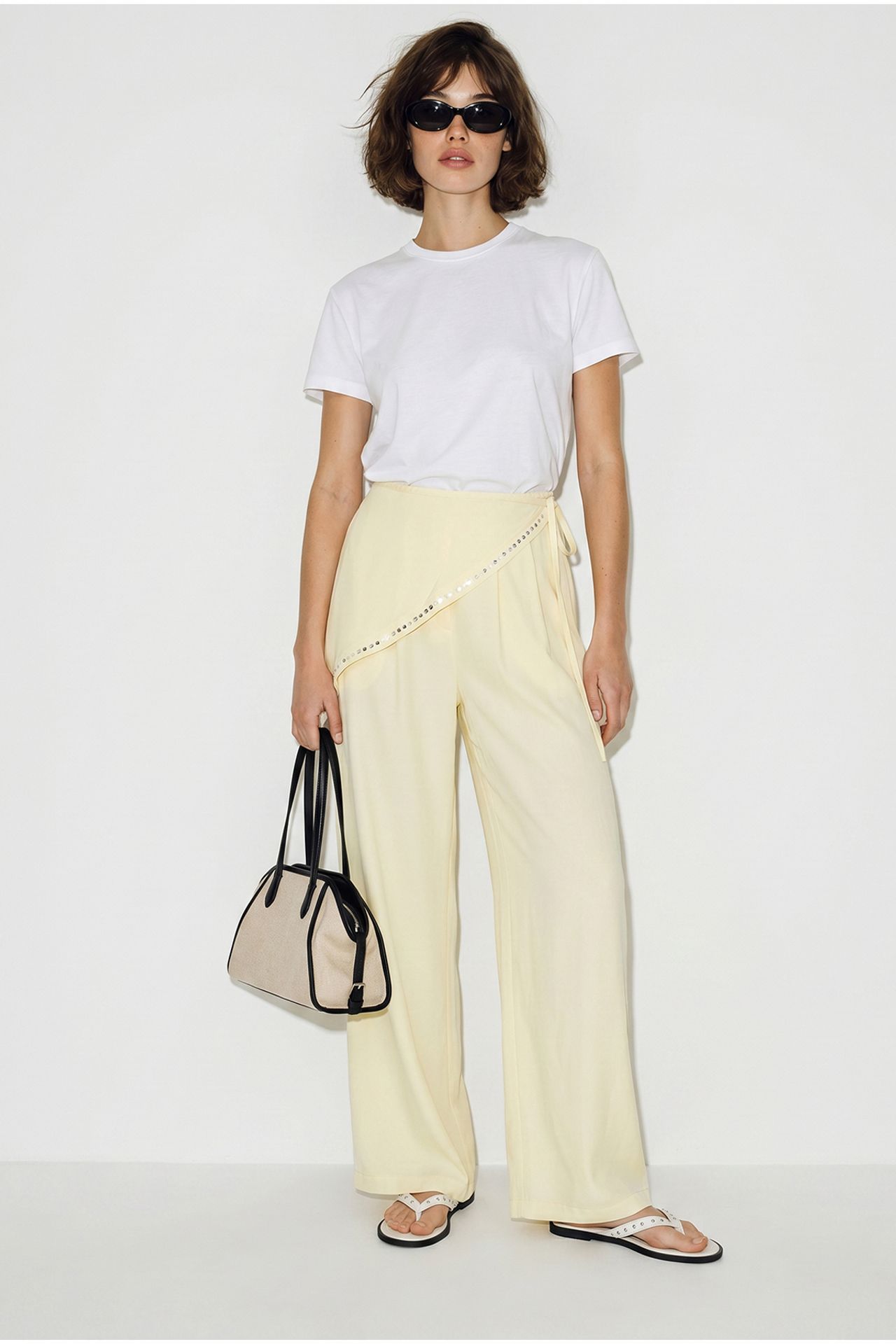 LUCCI Wide Leg Pull-On Trousers 3