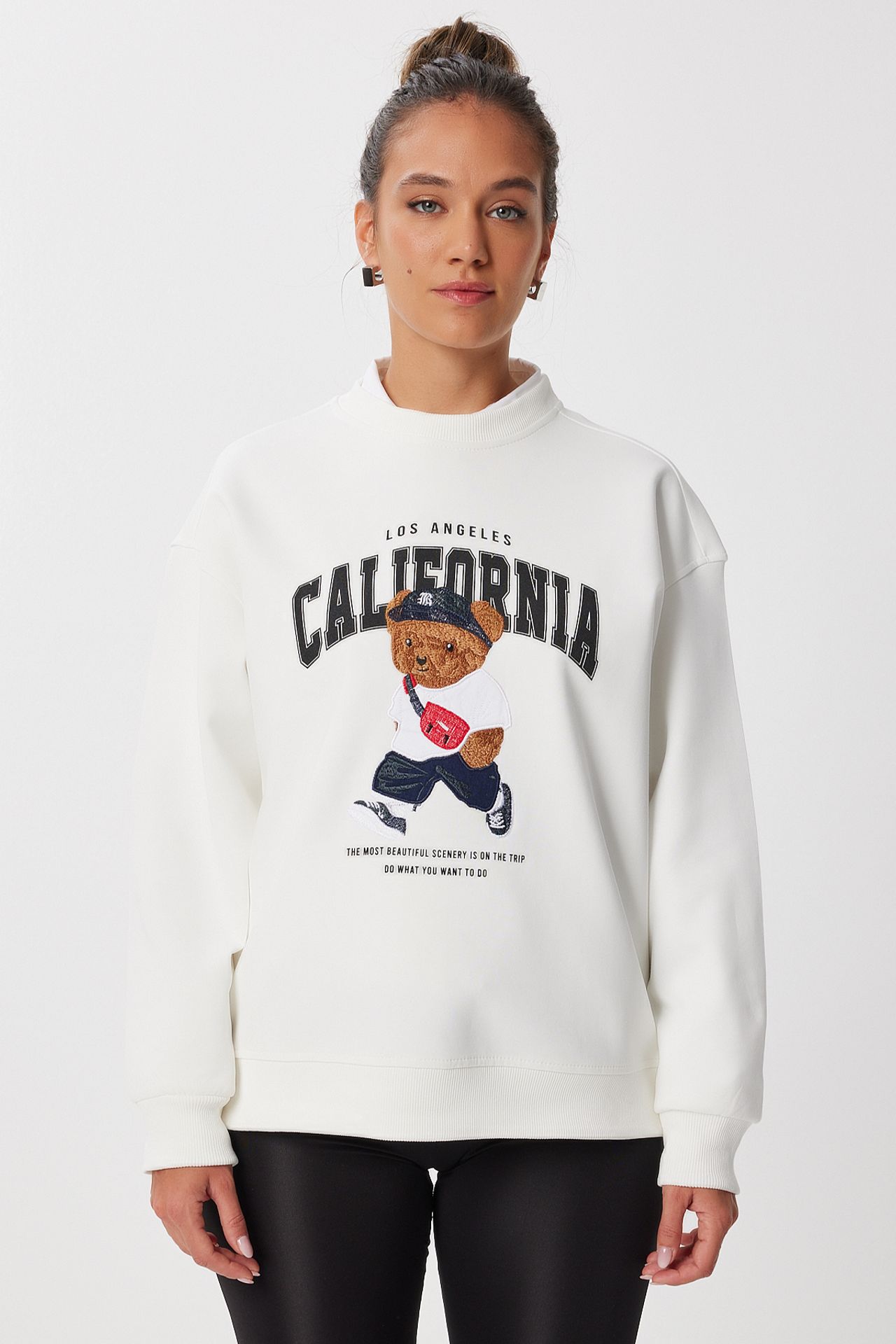 ISTANBUL Crew Neck Printed Sweatshirt 5