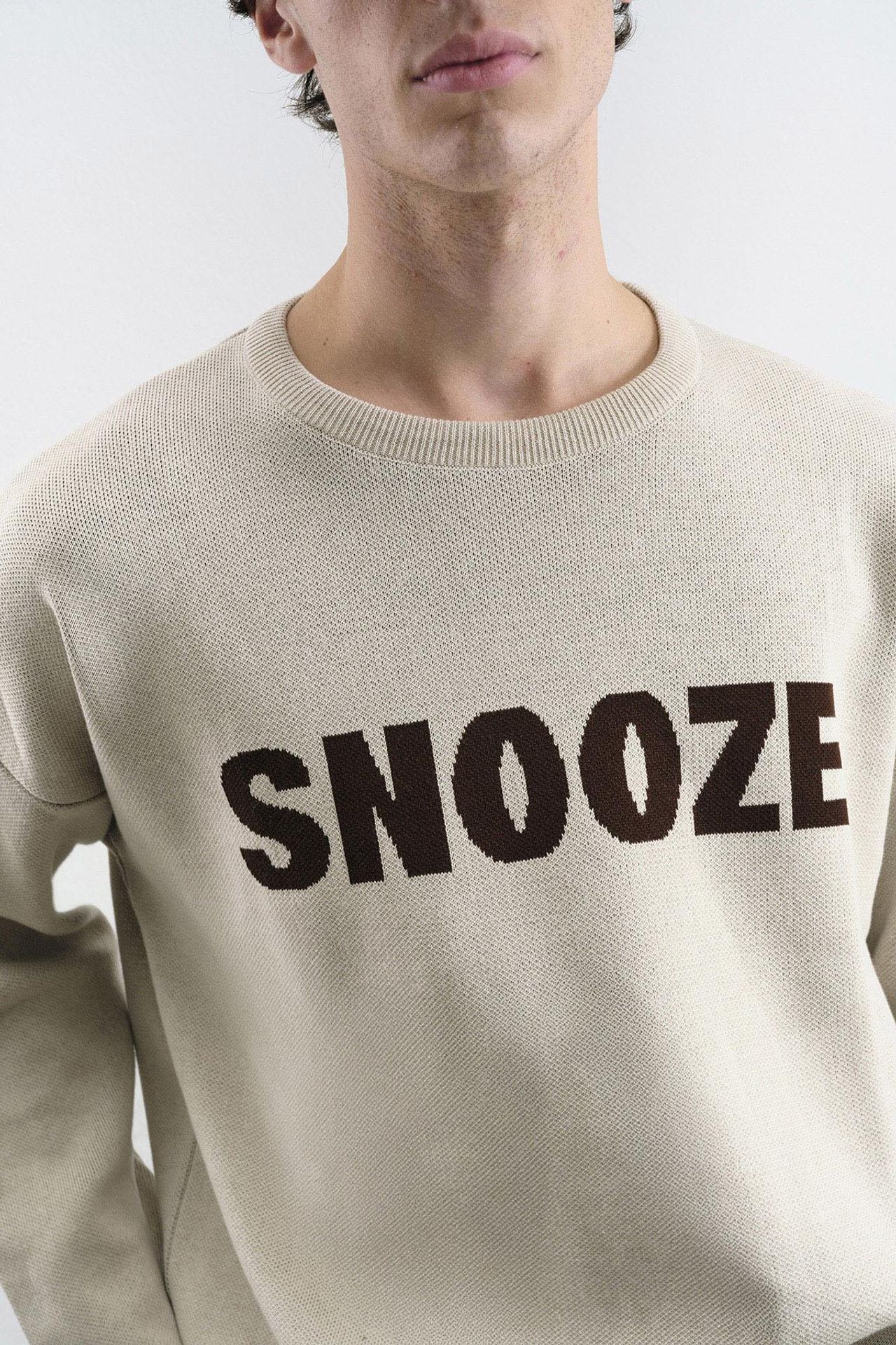 GIESTO Men's Cotton Crew Neck Text Print Sweater 2