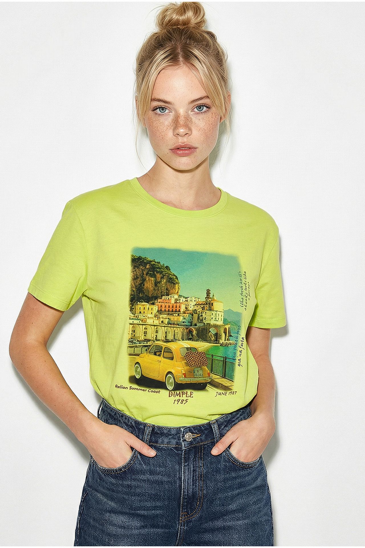 LUCCI Printed Crew Neck T-Shirt 1