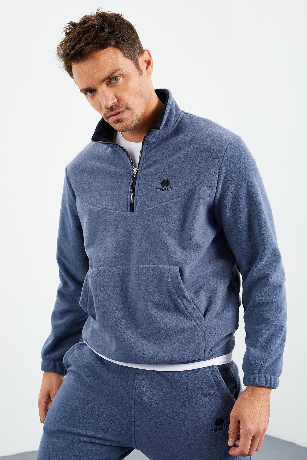 TOMMY Men's Two-piece Plush Tracksuit 4