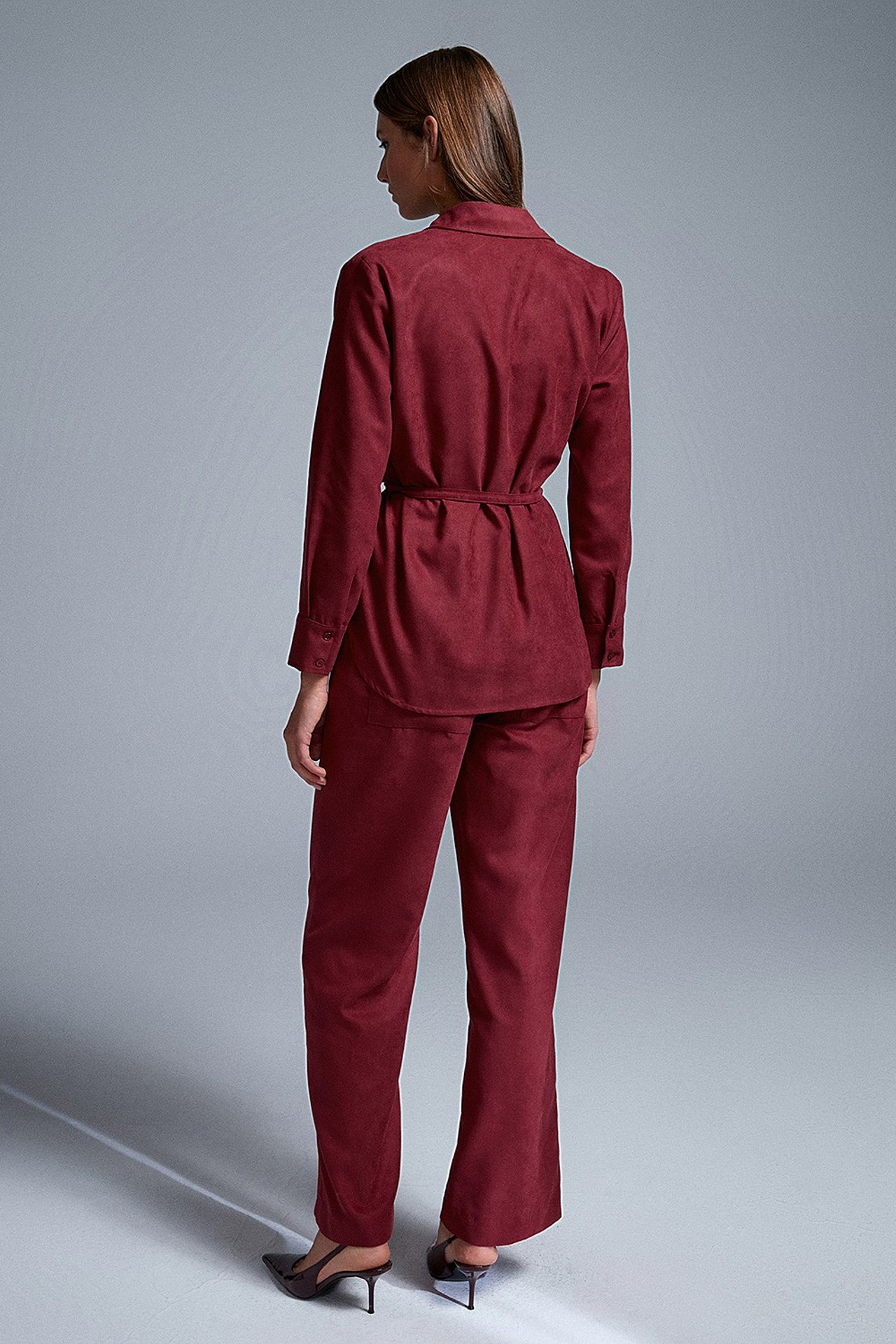 DILVIN Women’s Belted Shirt 2