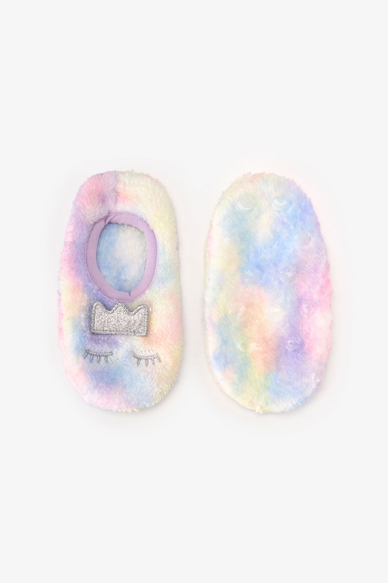 PENTI Girls' Tiedye Princess Slipper Socks 2