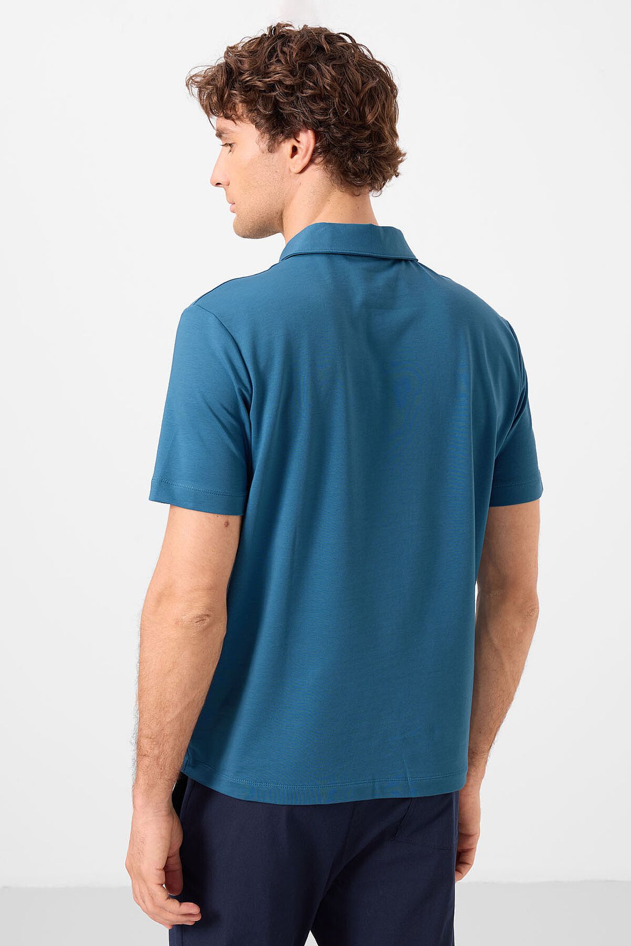 TOMMY Men's Cotton Elastane Polo T-Shirt 6
