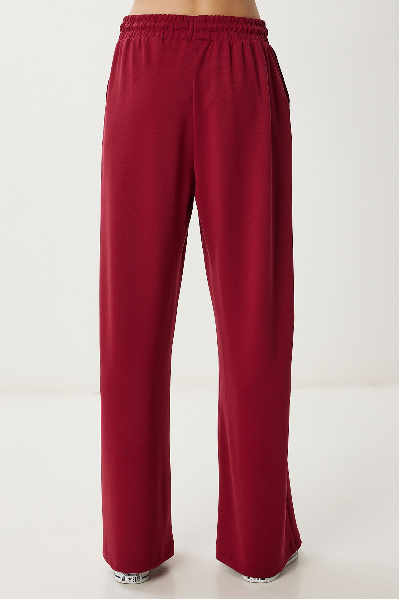 ISTANBUL Wide Leg Drawstring Waist Sweatpants 4