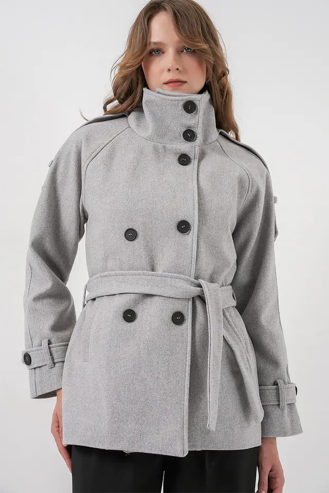 BDART Textured Gabardine Buttoned Coat