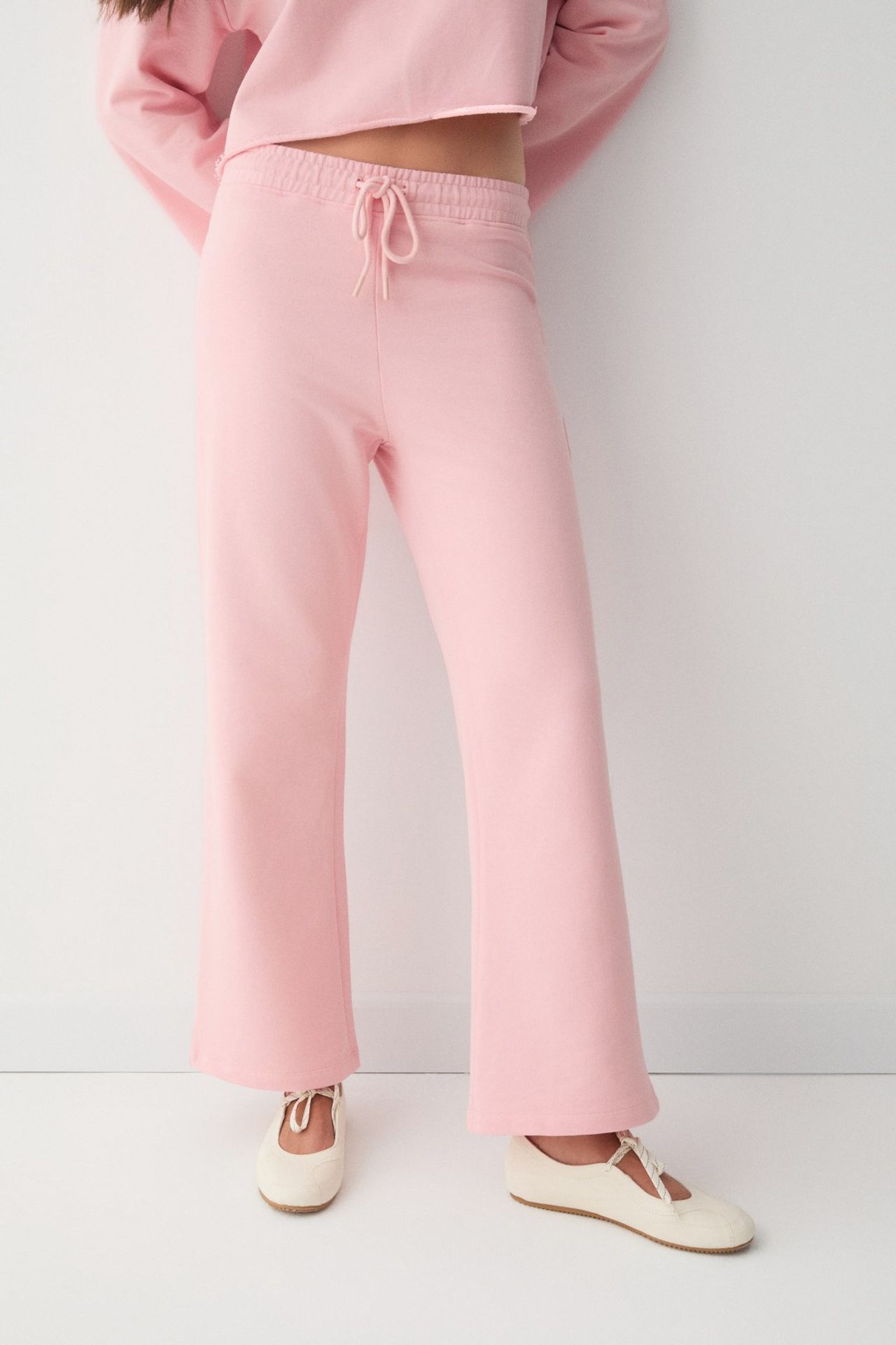 ETHIQUET Wide Crew Neck Wide Leg 2-Piece Set 3