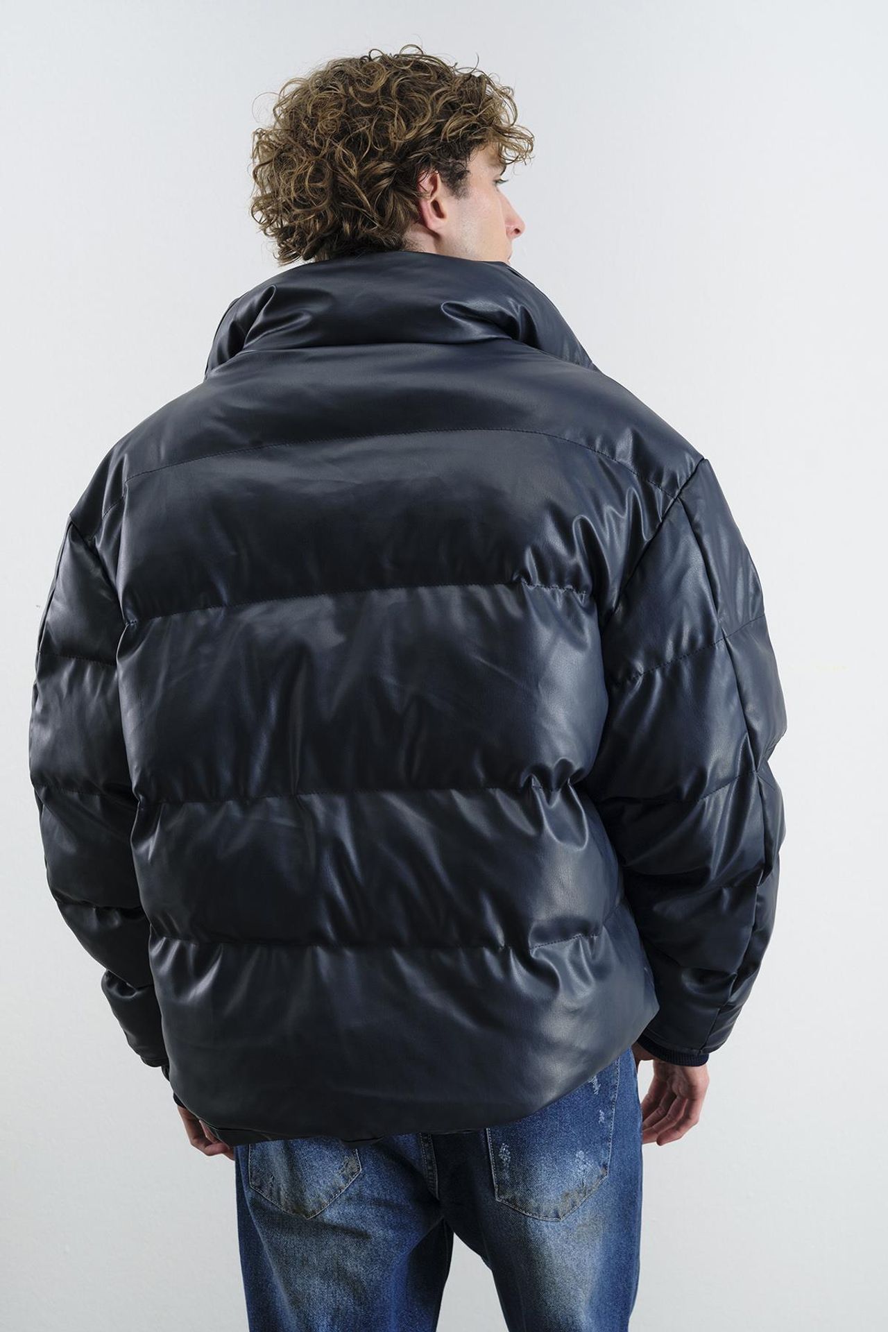 GIESTO Thick Bomber Jacket with Zipper Closure 4