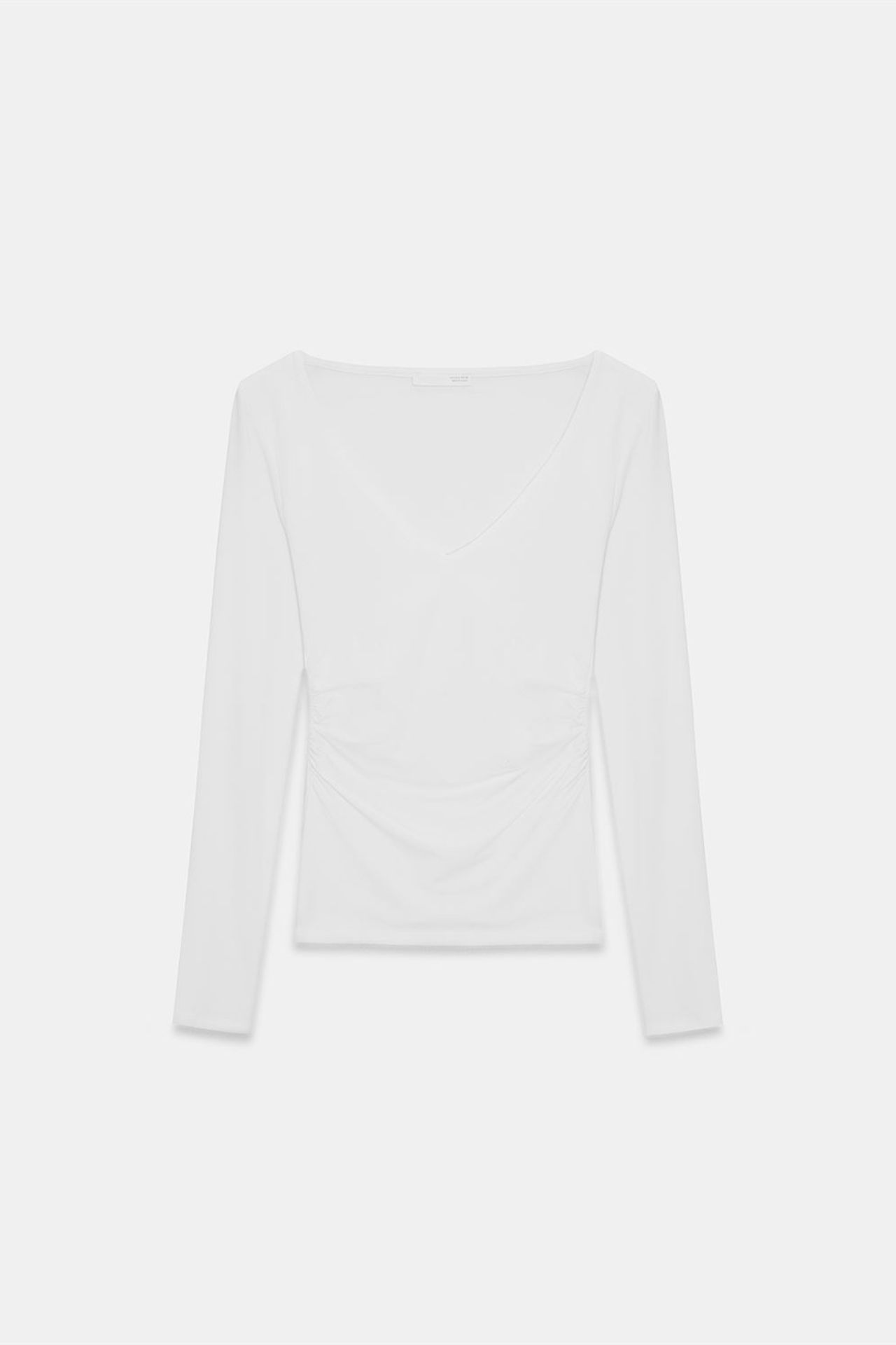 DILVIN Dar Kesim V Yaka Örme Bluz 5