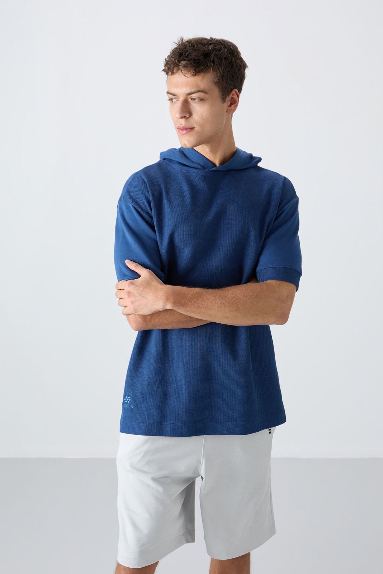TOMMY Oversized Hooded Short-sleeve T-shirt 4