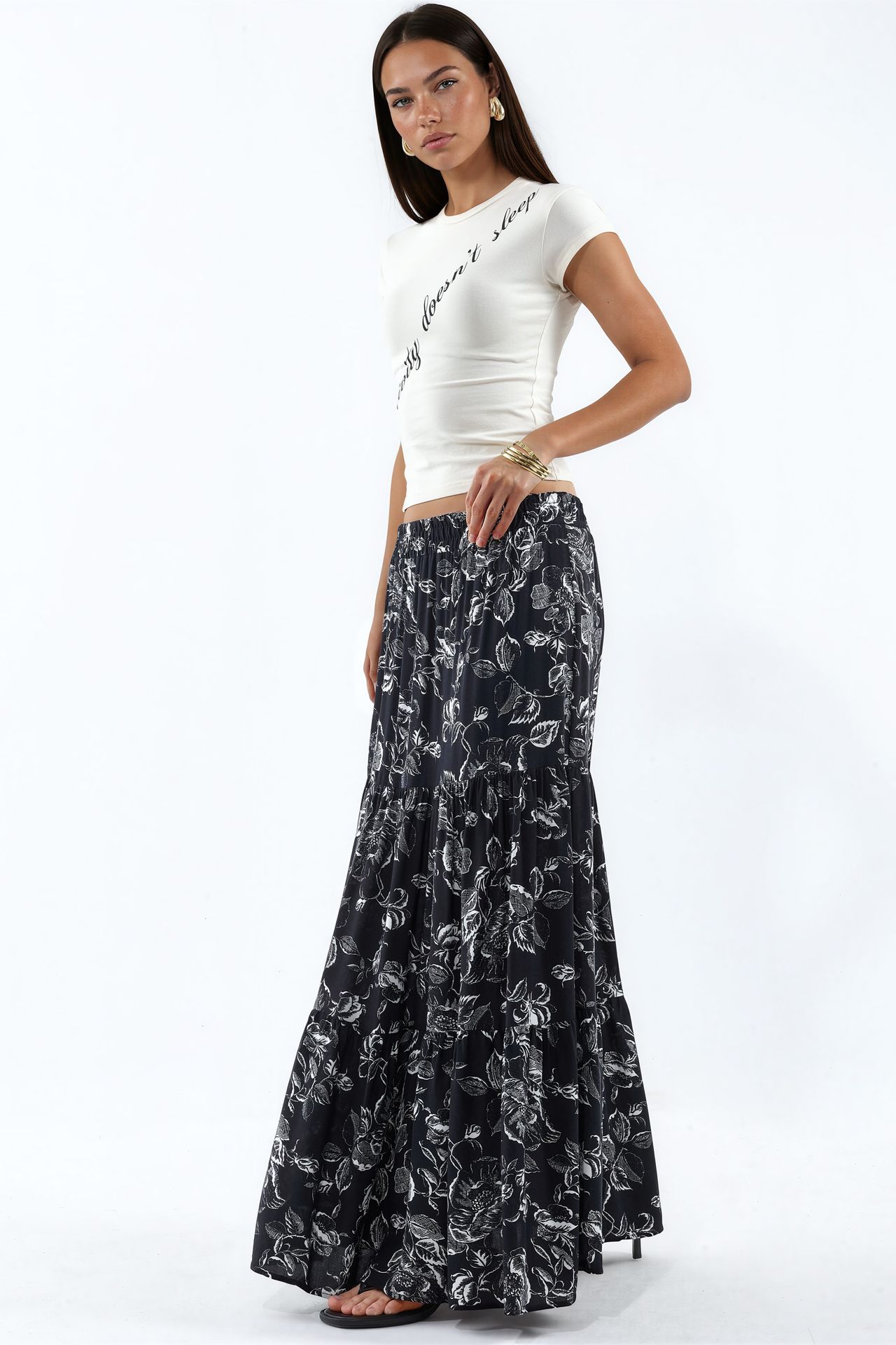 BDART Maxi Patterned Relaxed Fit Skirt 2