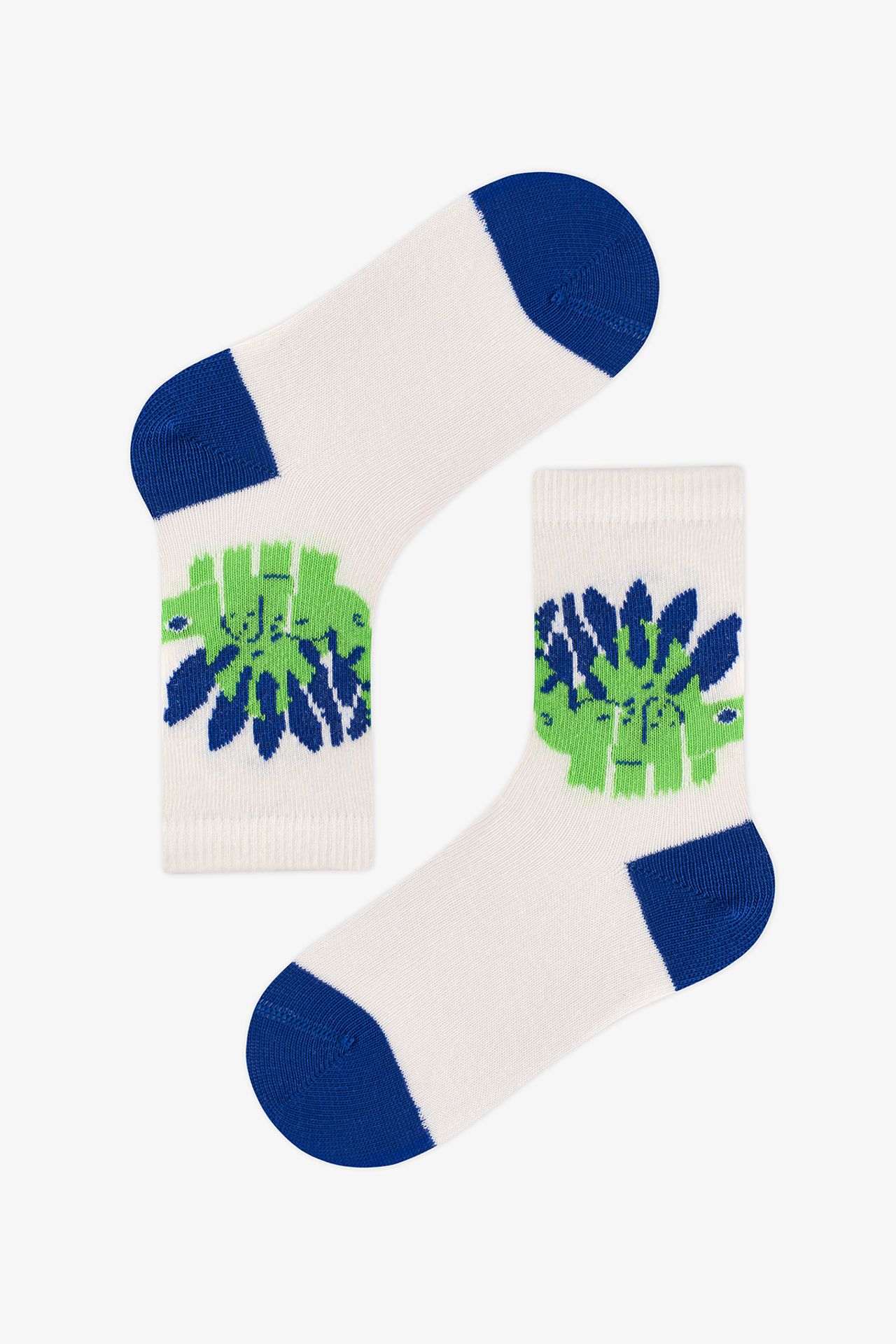 PENTI Boys' Dragon Dinosaur Pattern 2-Pack Crew Socks 3