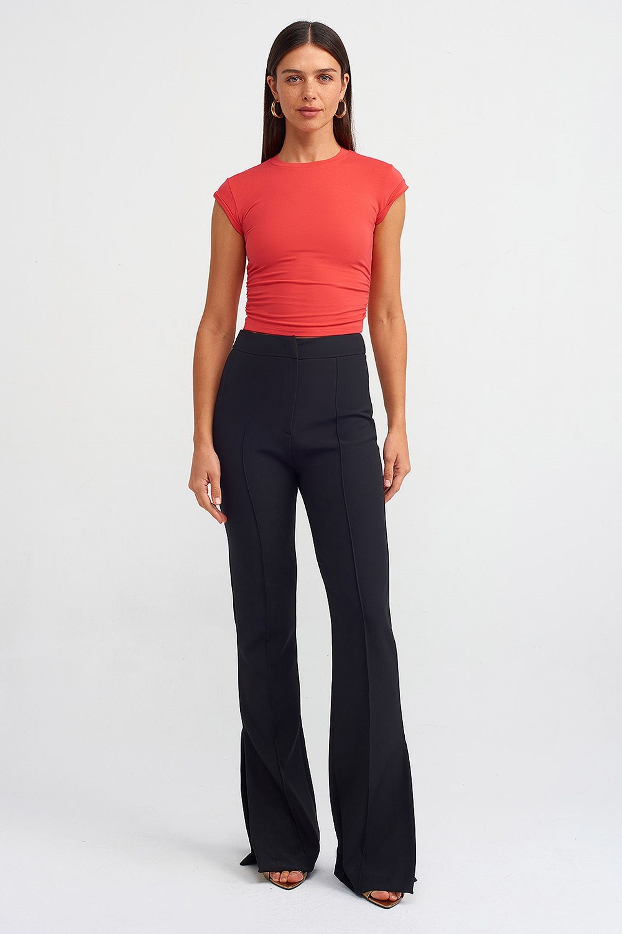 DILVIN Women's Sleeveless Crop T-shirt 3