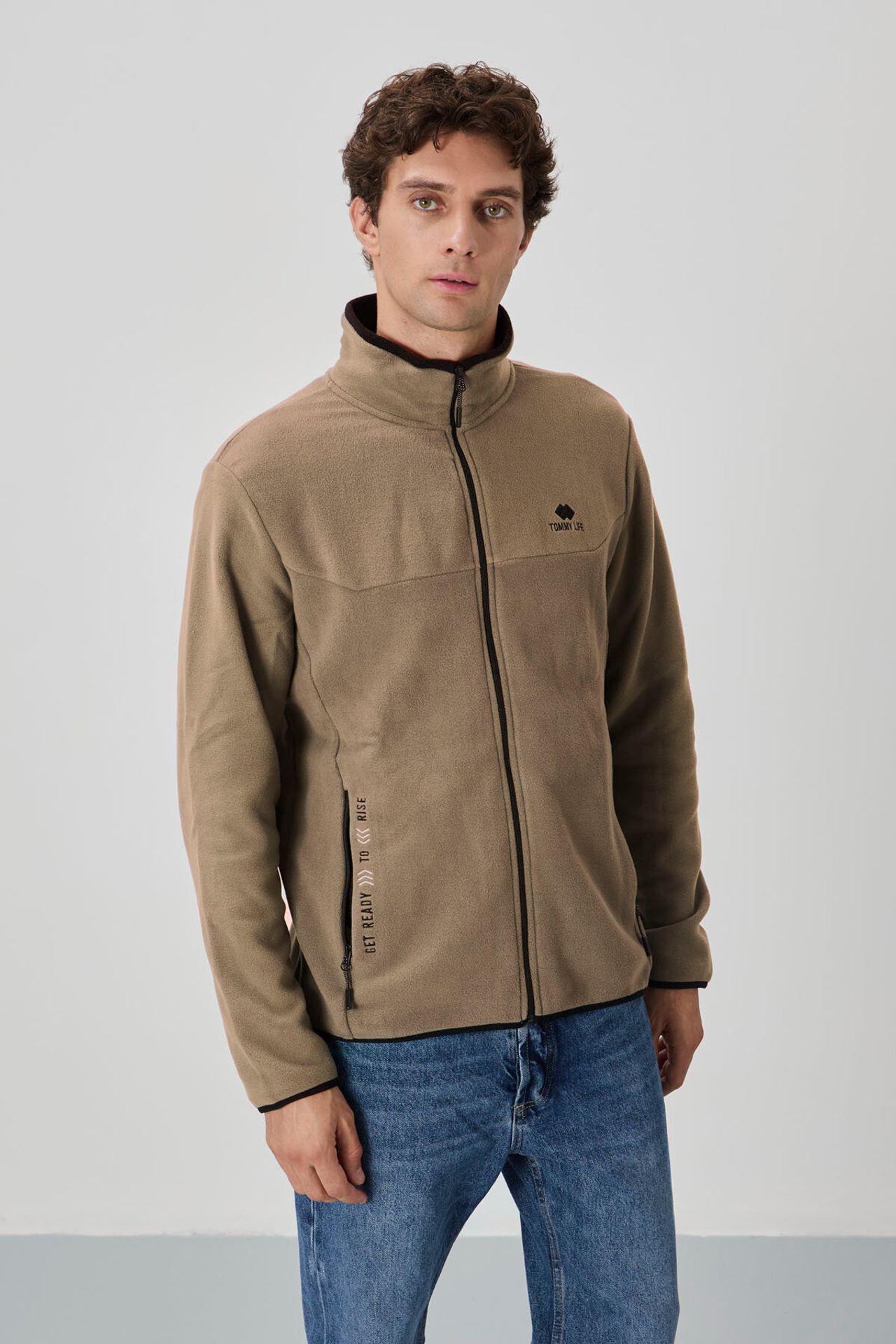 TOMMY Men's Plush Zip-front Sweatshirt 3