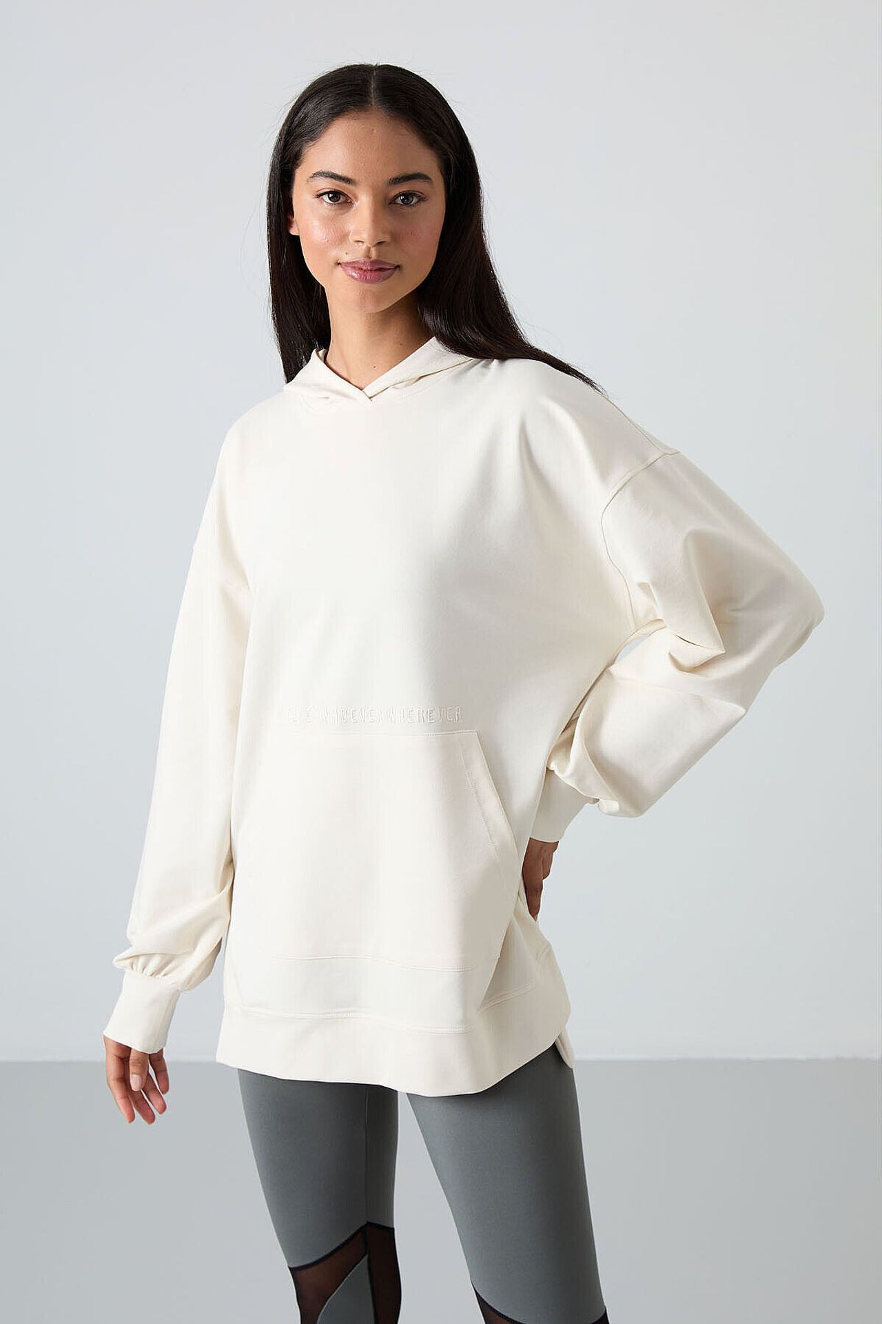 TOMMY Oversized Printed Hooded Sweatshirt With Pocket 3