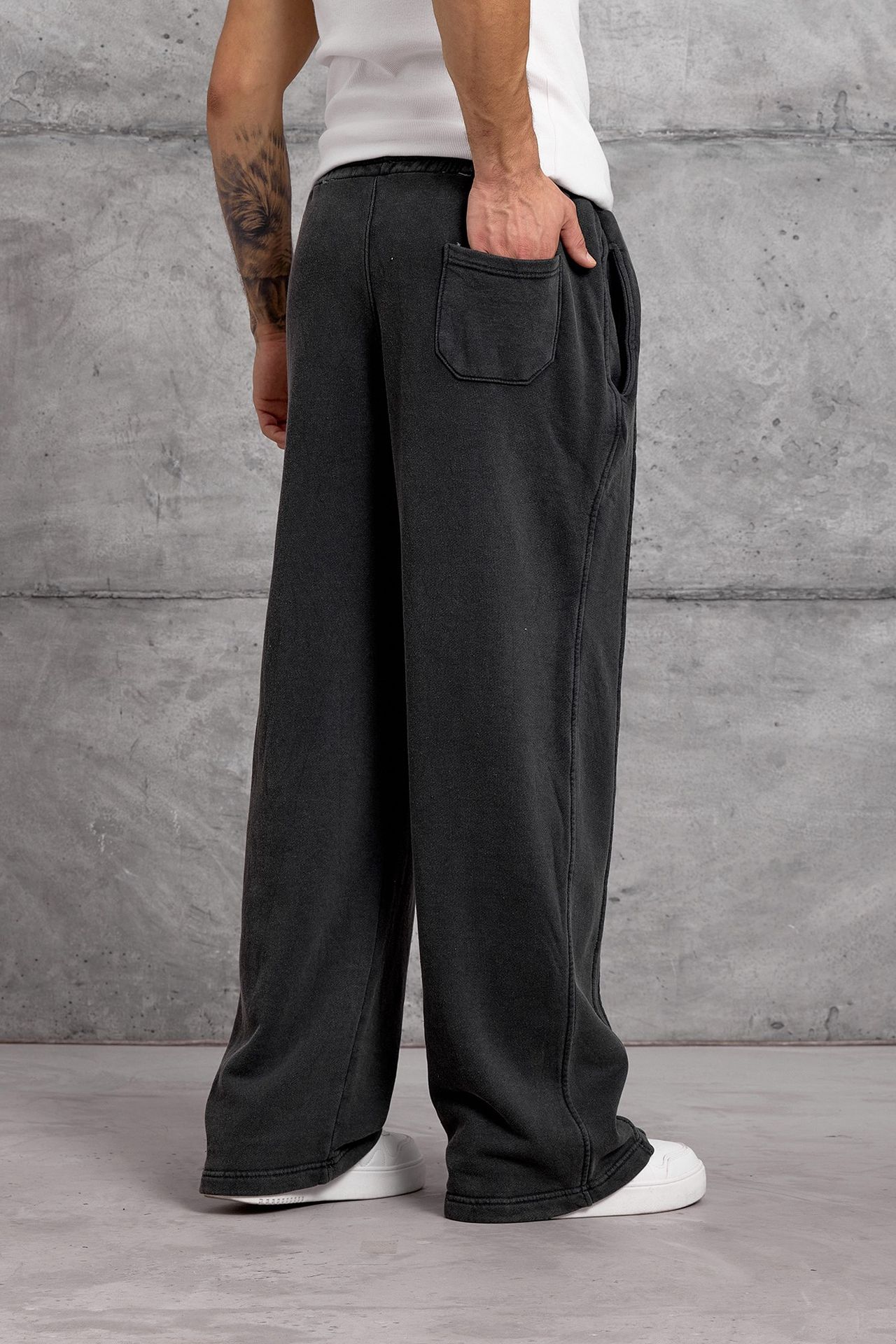 NOMARC Geniş Paça Bağcıklı Jogger Pantolon 6