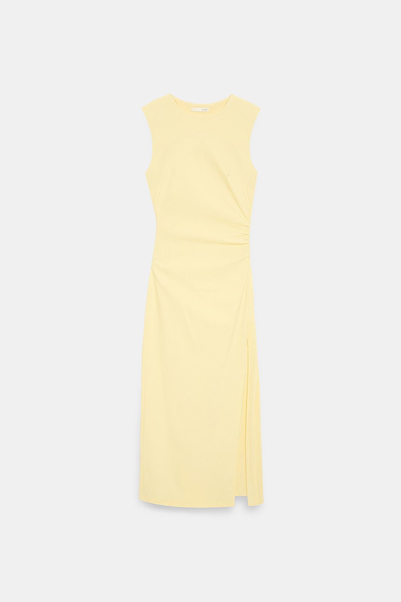 DILVIN Fitted Sleeveless Midi Dress With Slit 5