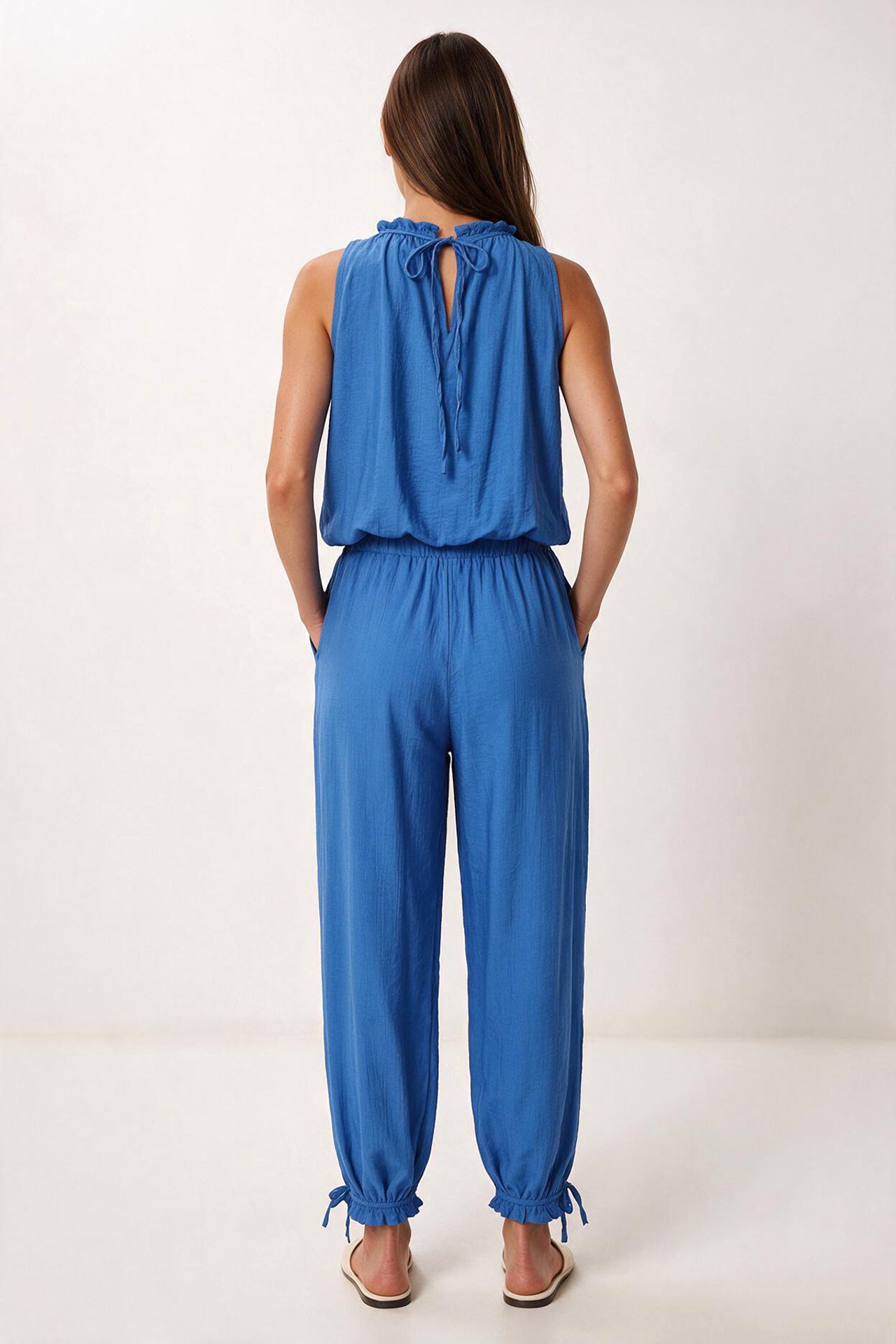 ISTANBUL Women's Halter Neck Two-Piece Coord 5