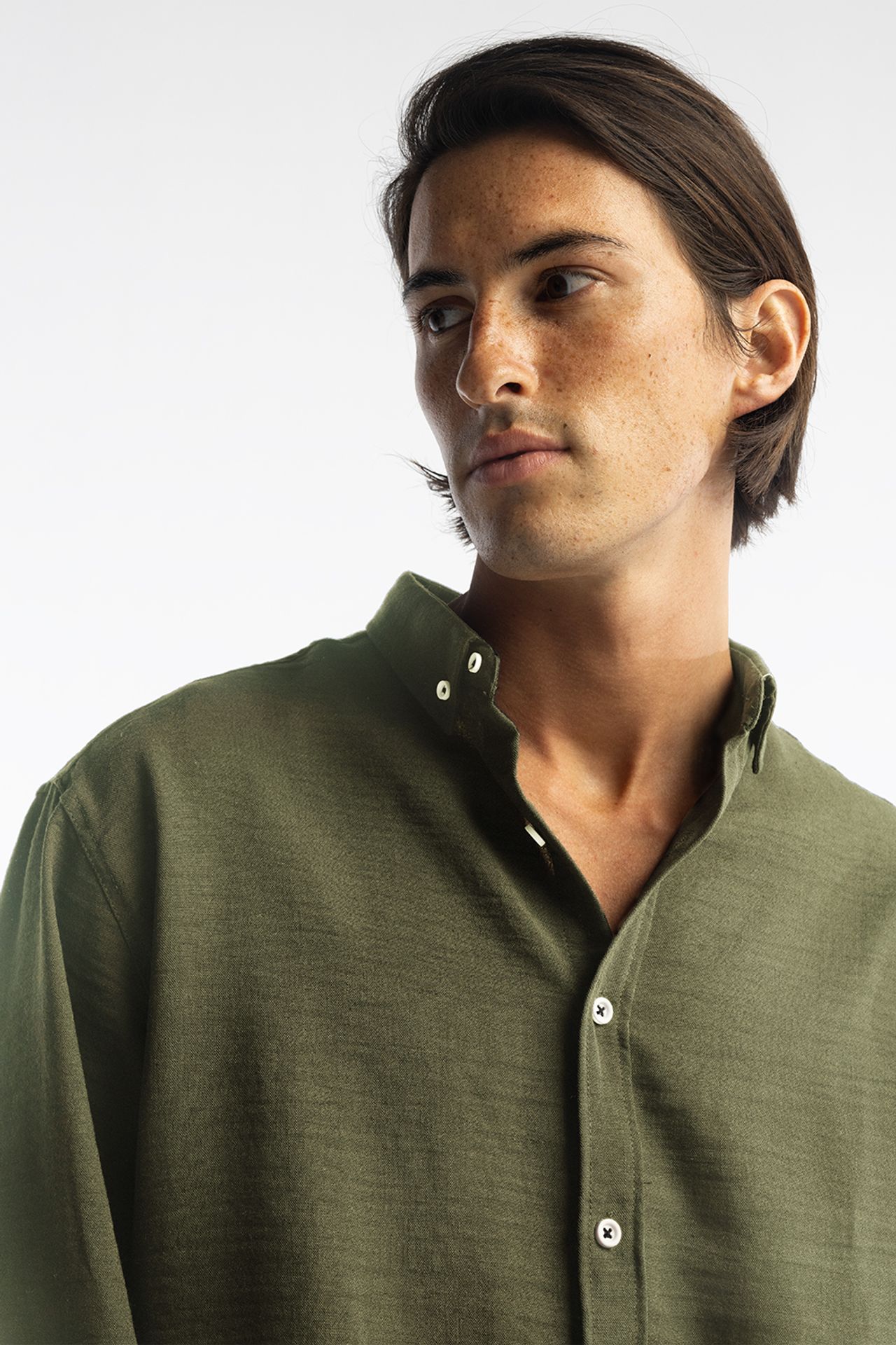 GIESTO Oversized Button-Up Long Sleeve Shirt 1
