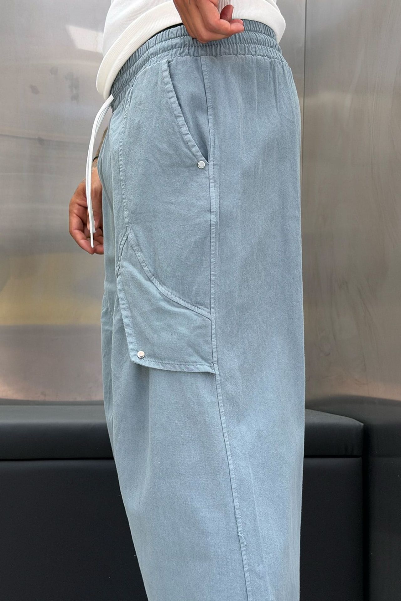 NOMARC Geniş Paça Kargo Pantolon 3