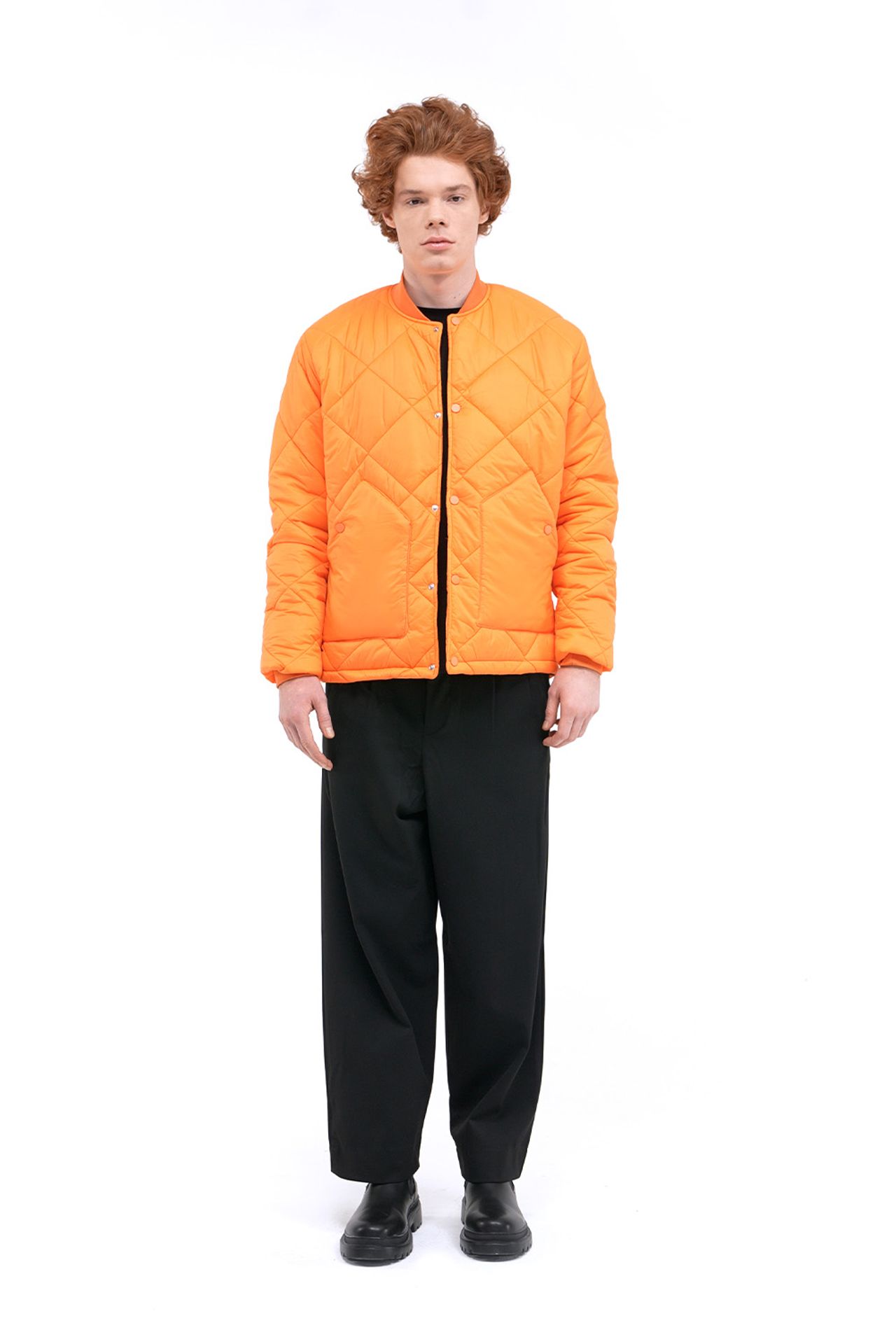 GIESTO Men's Textured Puffer Jacket 1