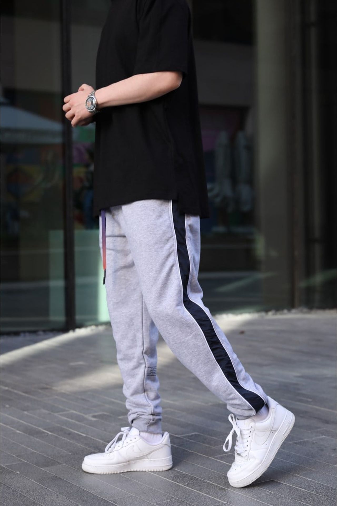 NOMARC Çizgili Normal Kesim Jogger 2