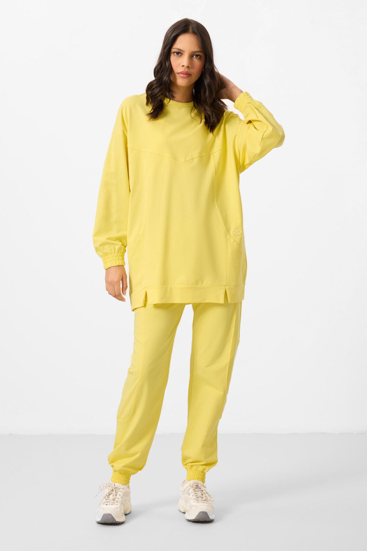 TOMMY Oversized Fleece Sweatshirt And Pants Set 3