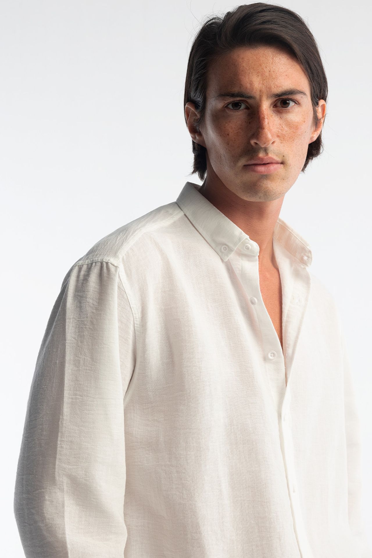 GIESTO Oversized Button-Up Long Sleeve Shirt 2