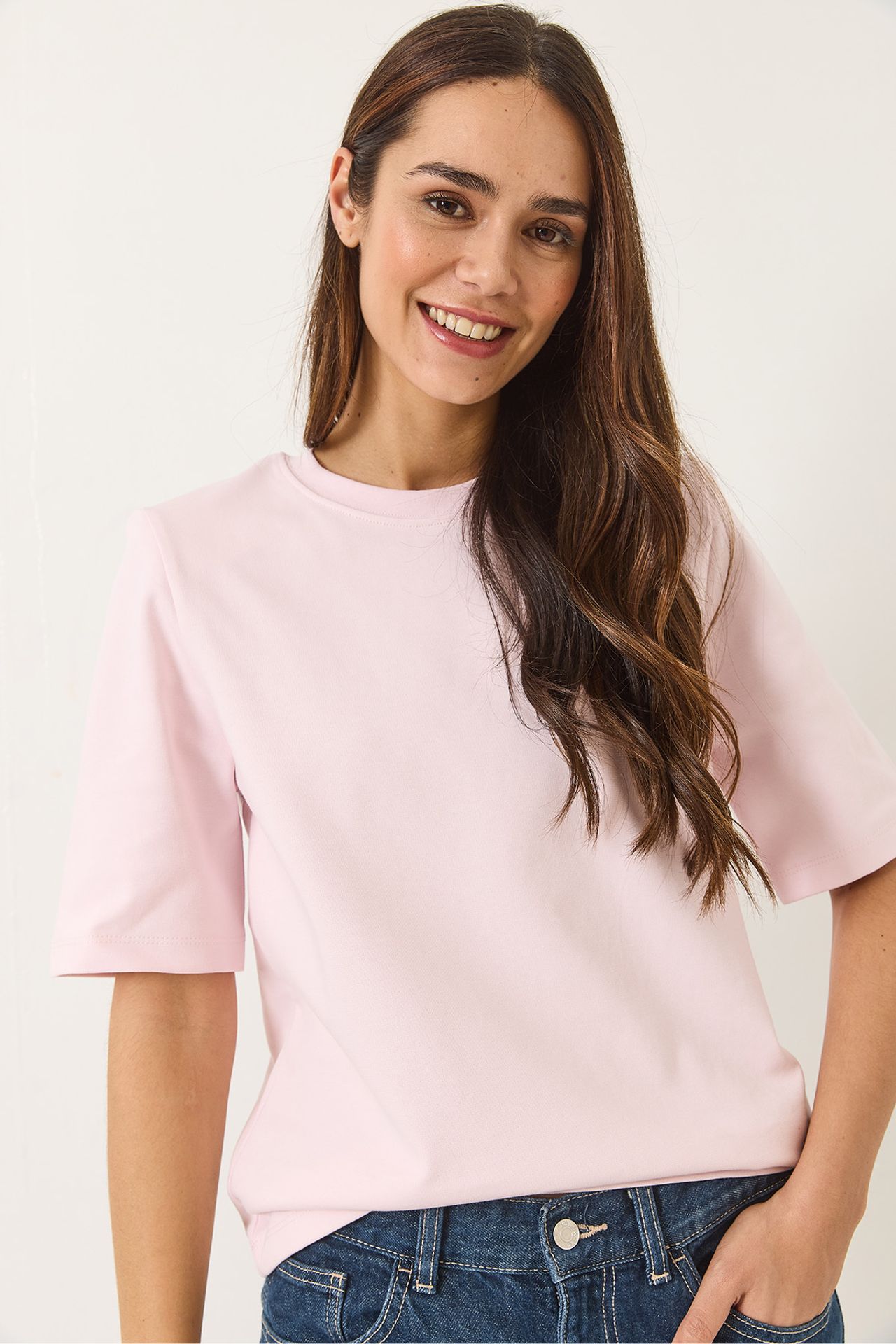 LUCCI Padded Crew Neck T-Shirt 5