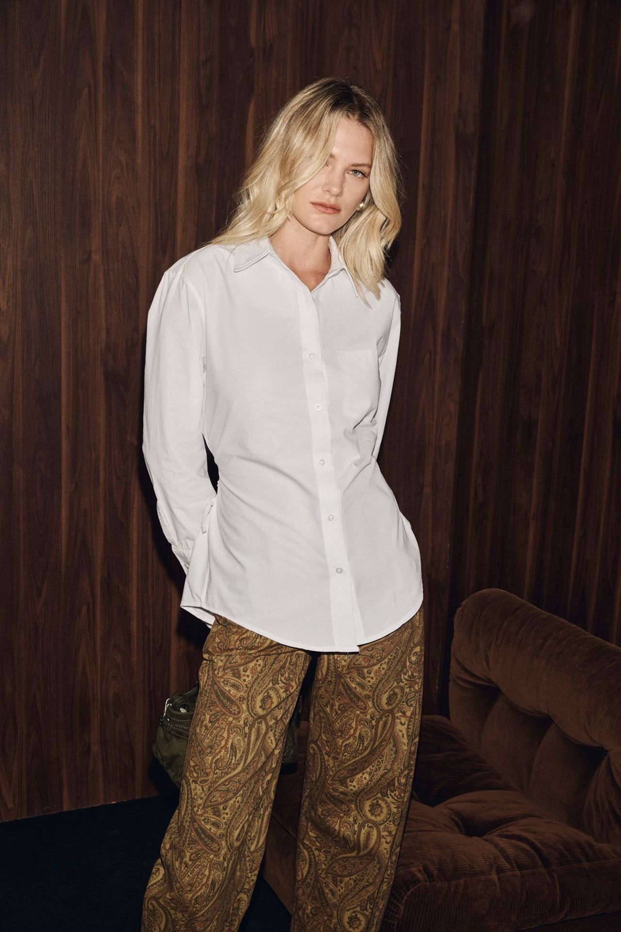 GRIMELANGE Long Sleeve Button Shirt 1